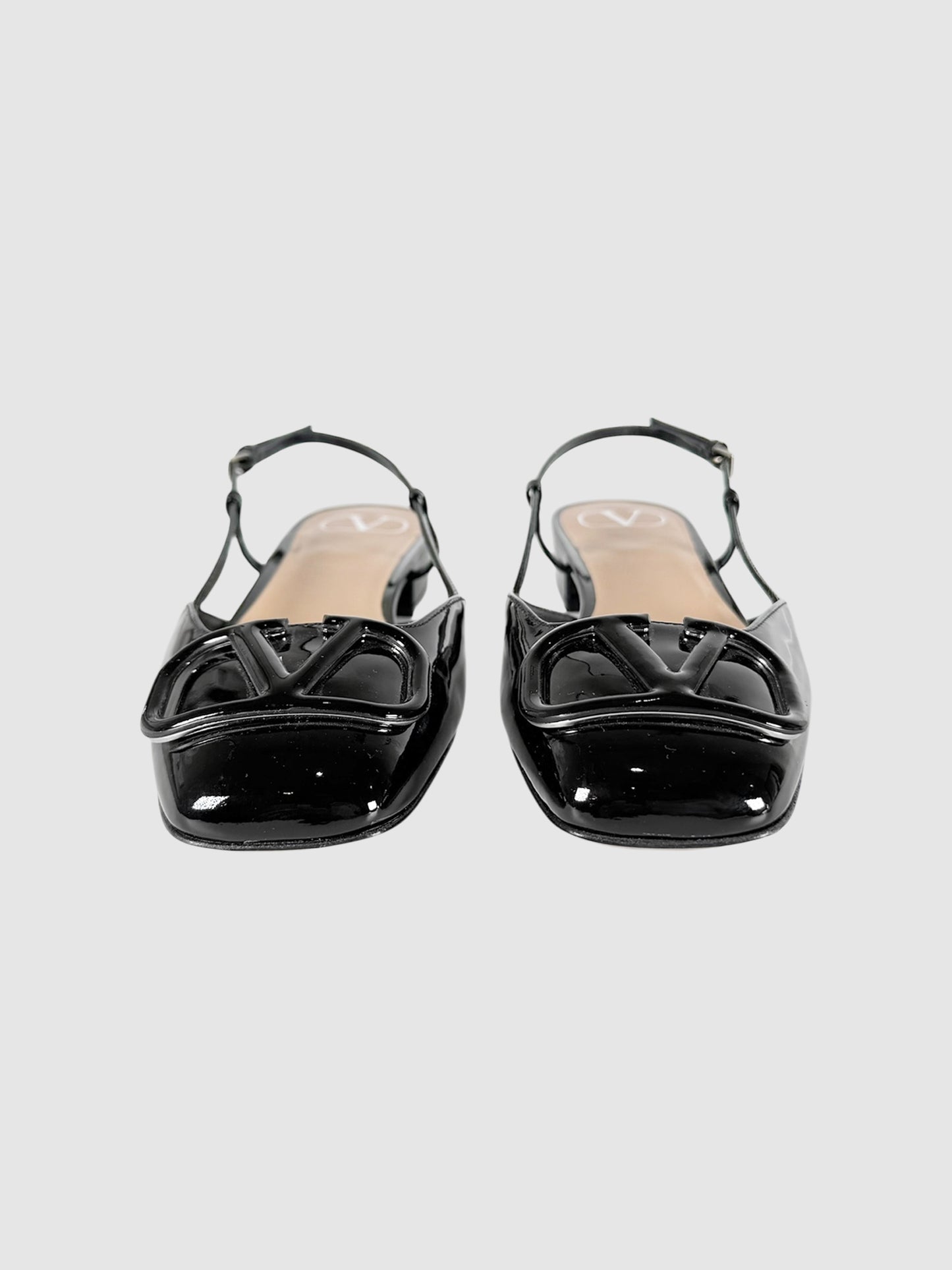 VLogo Slingback Flats