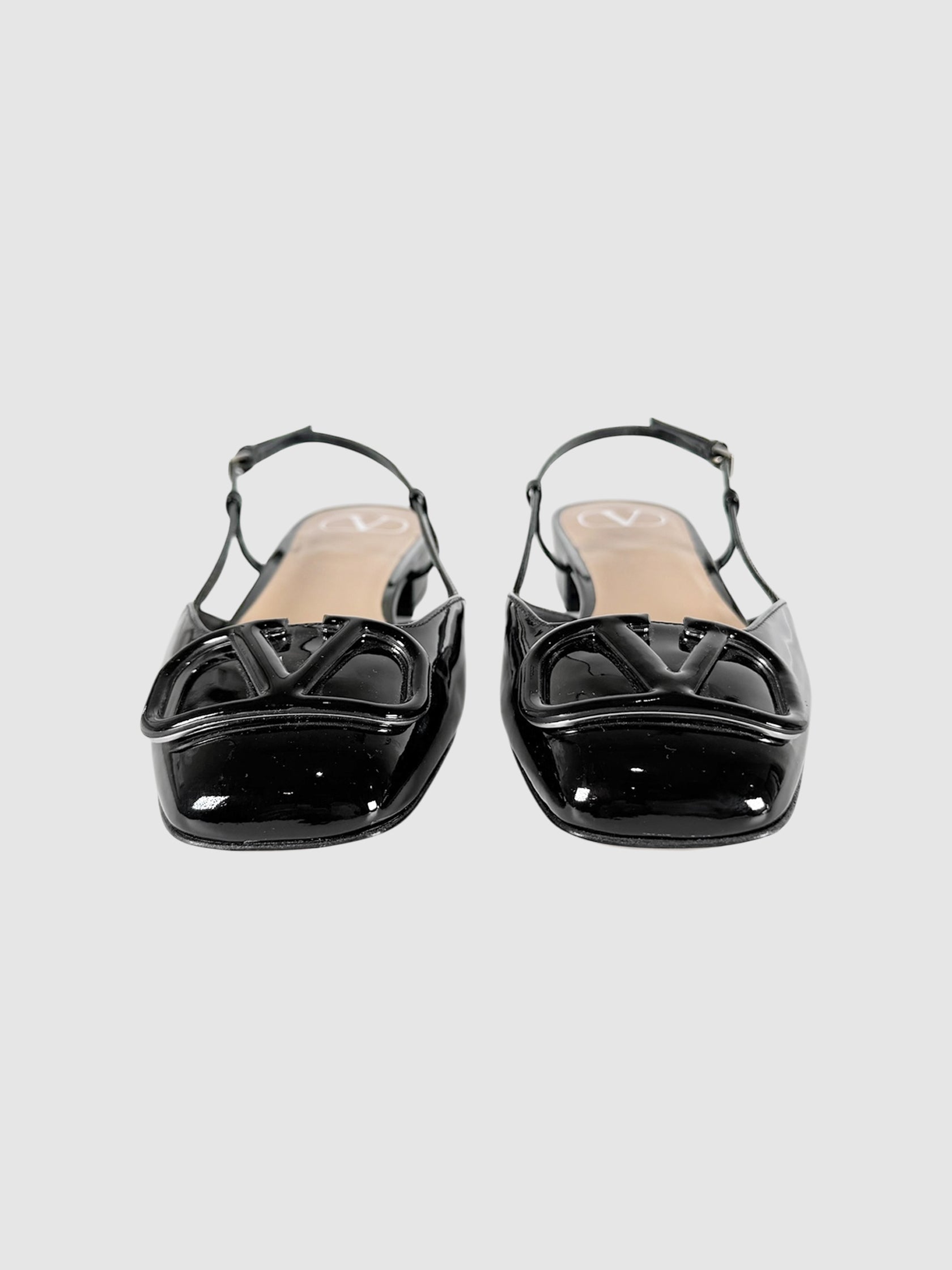VLogo Slingback Flats