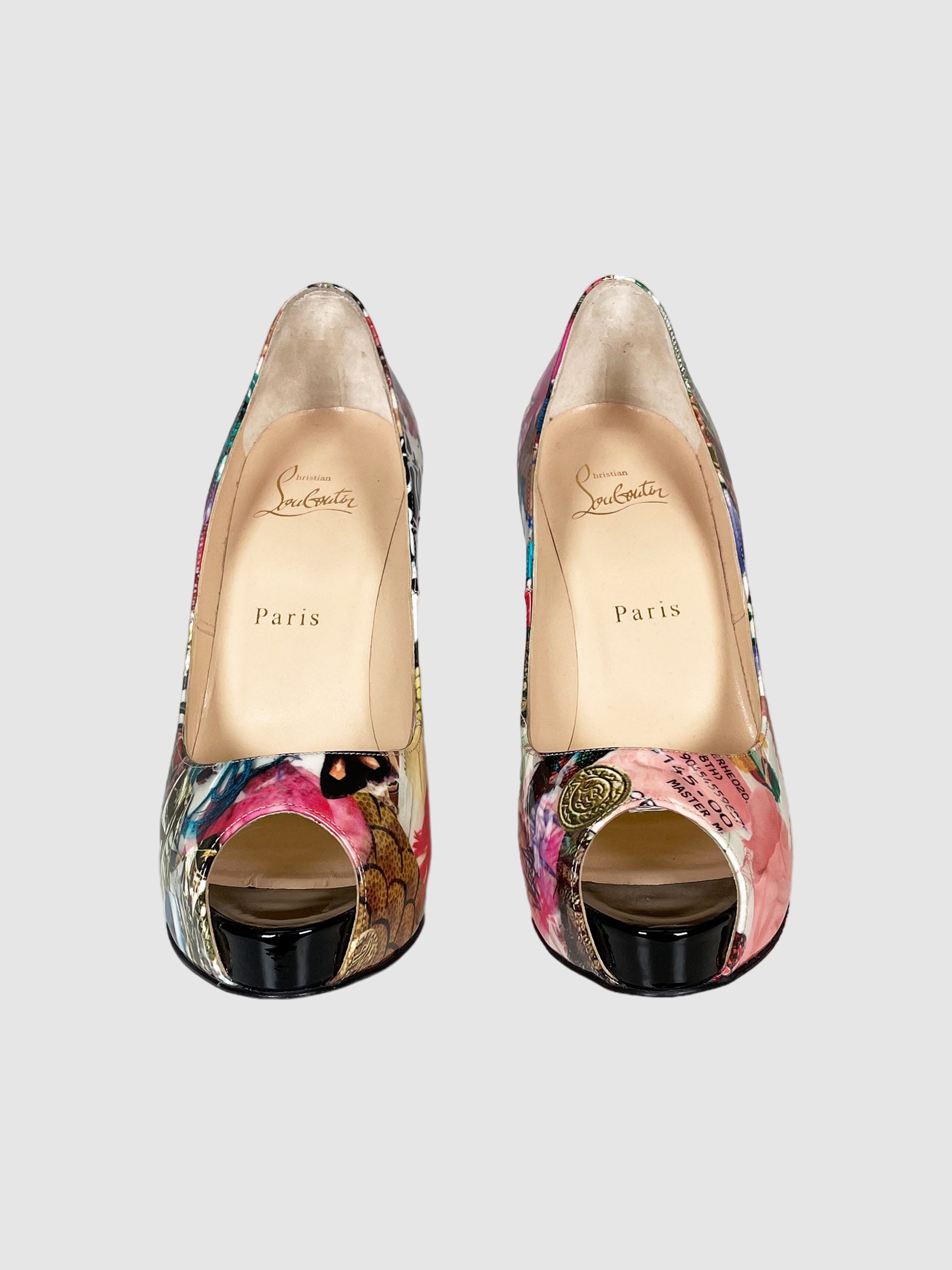 Lady Peep Printed Pumps - Size 37.5