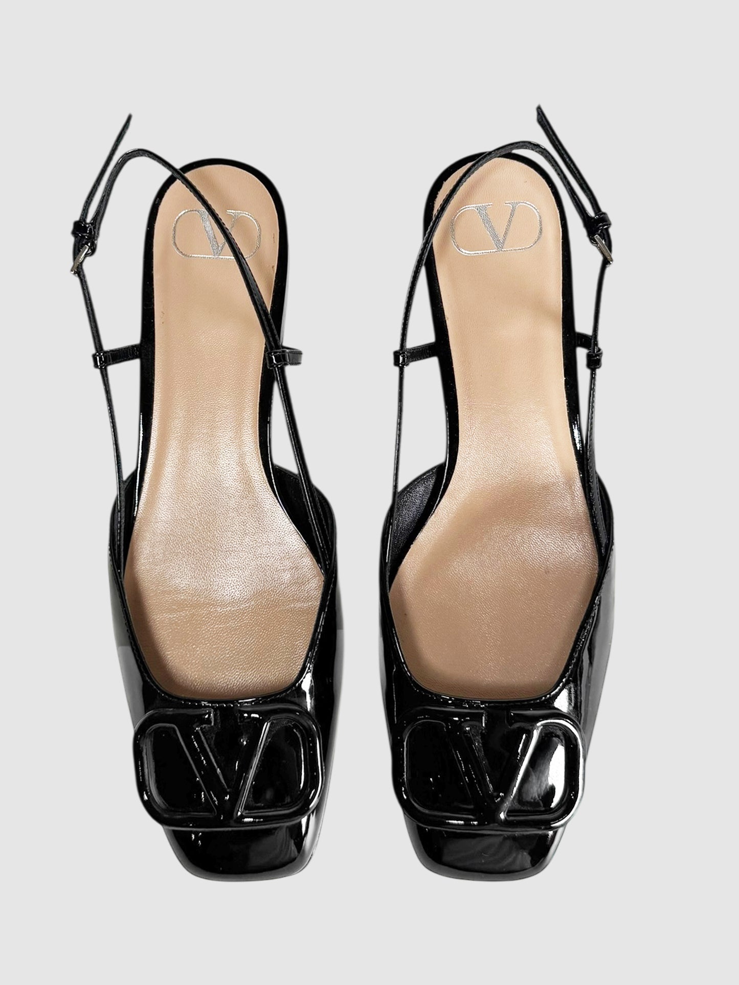 VLogo Slingback Flats