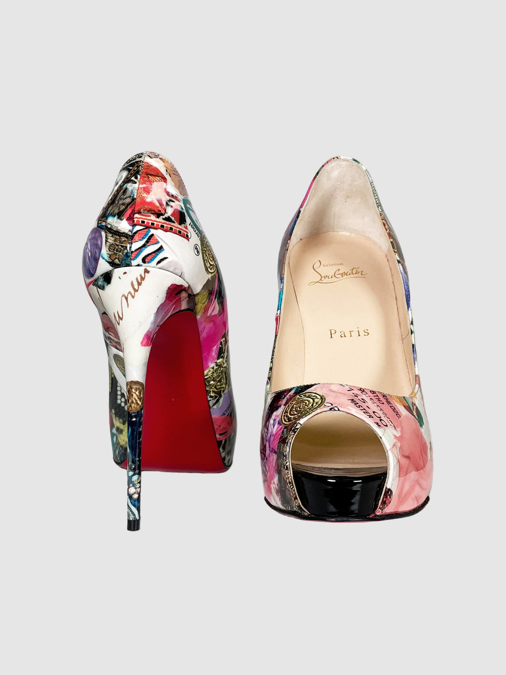 Lady Peep Printed Pumps - Size 37.5