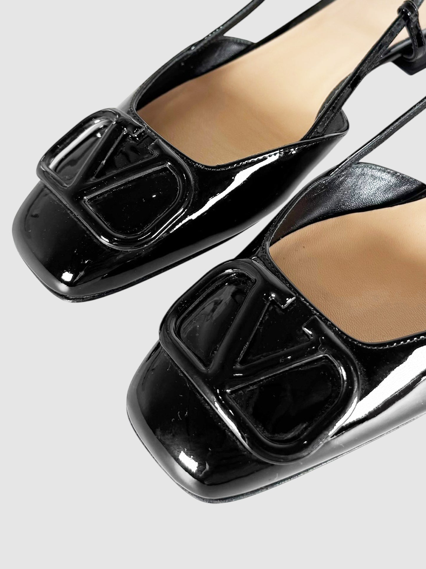 VLogo Slingback Flats