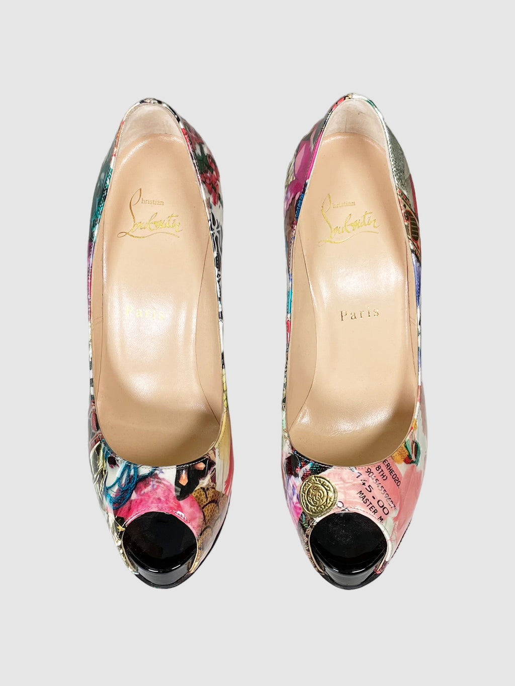 Lady Peep Printed Pumps - Size 37.5
