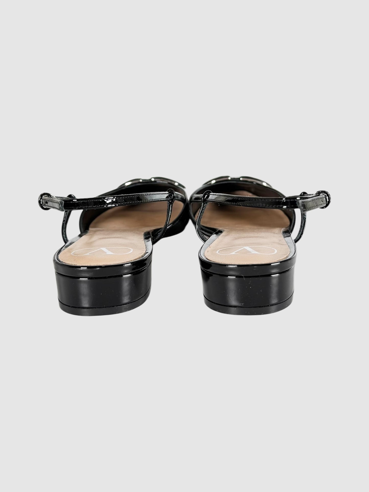 VLogo Slingback Flats