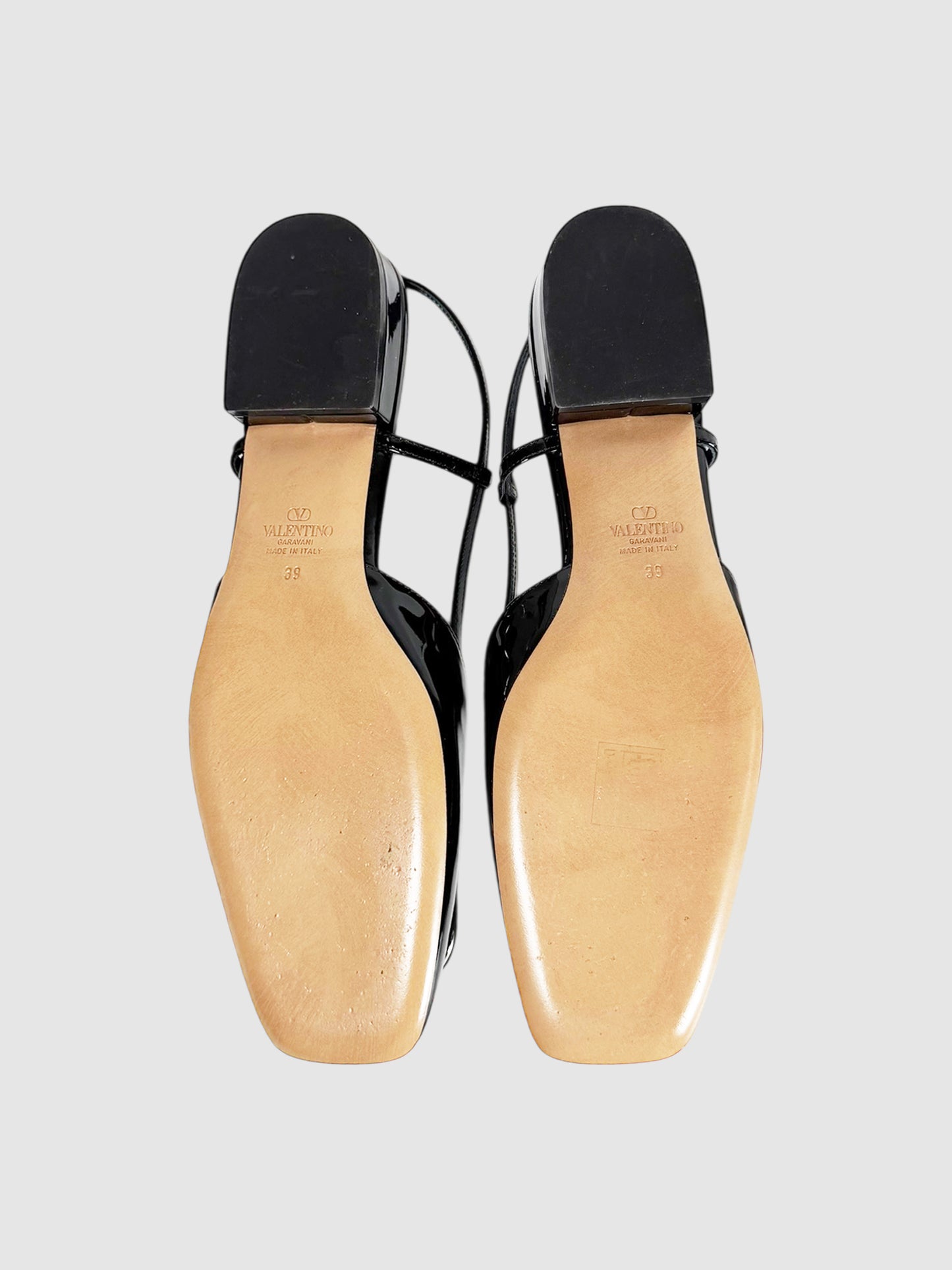 VLogo Slingback Flats