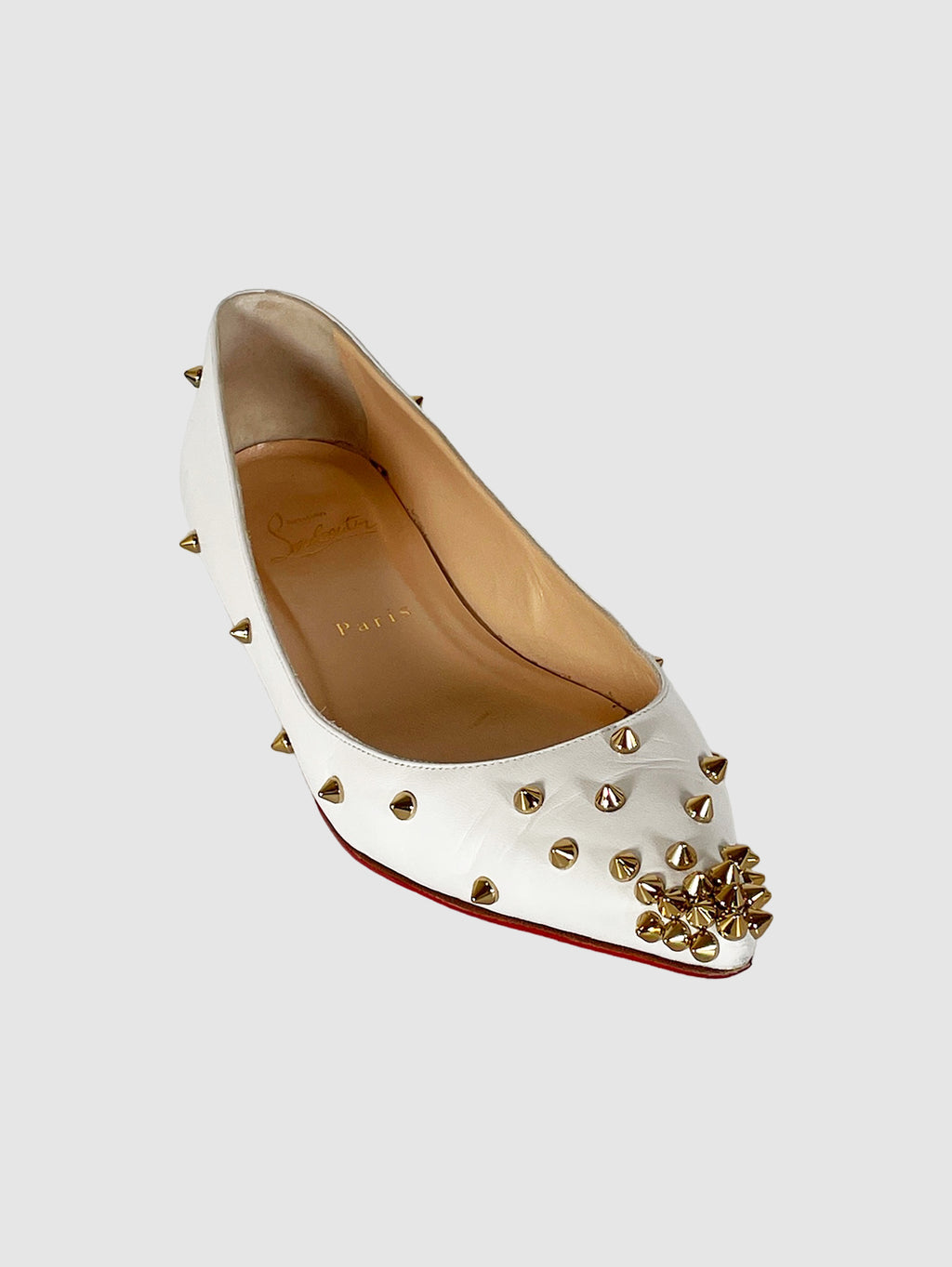 Studded Ballerina Flats - Size 8.5