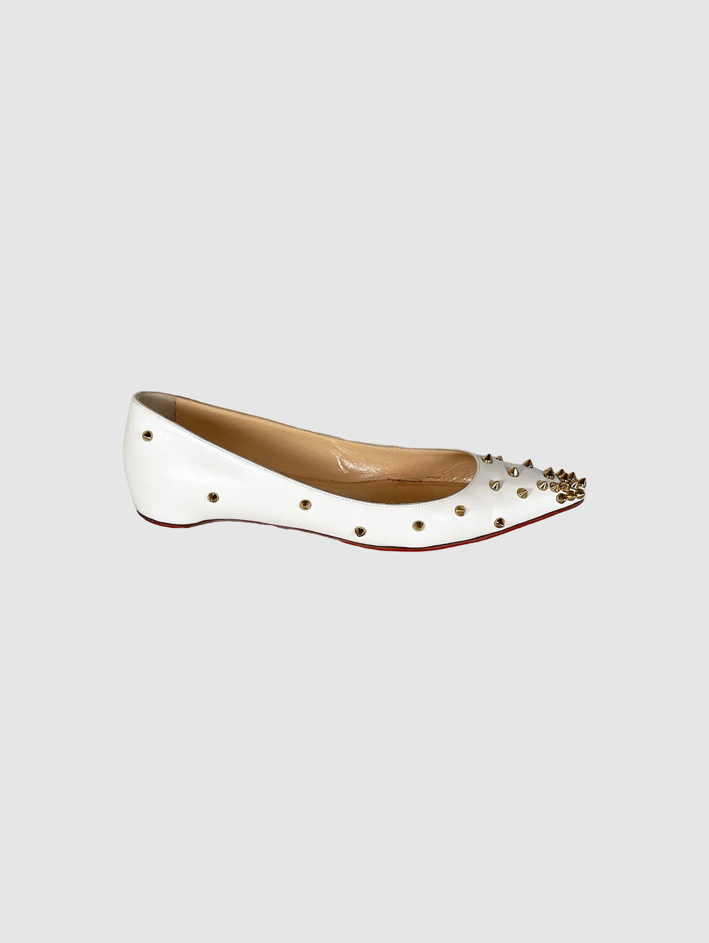Studded Ballerina Flats - Size 8.5