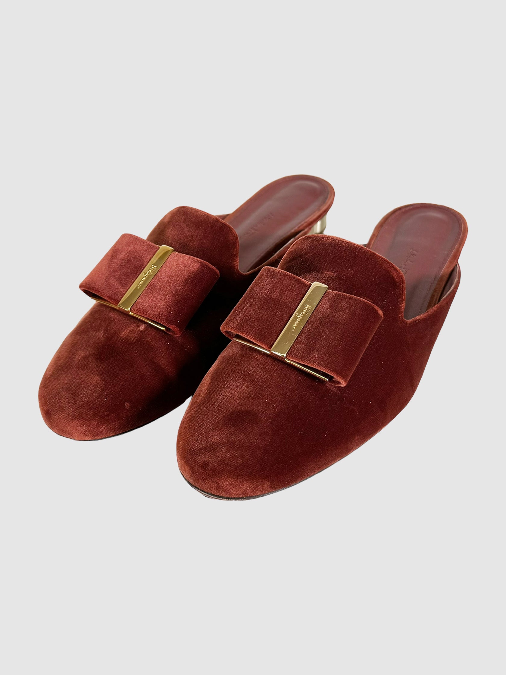 Velvet Mules - Size 11