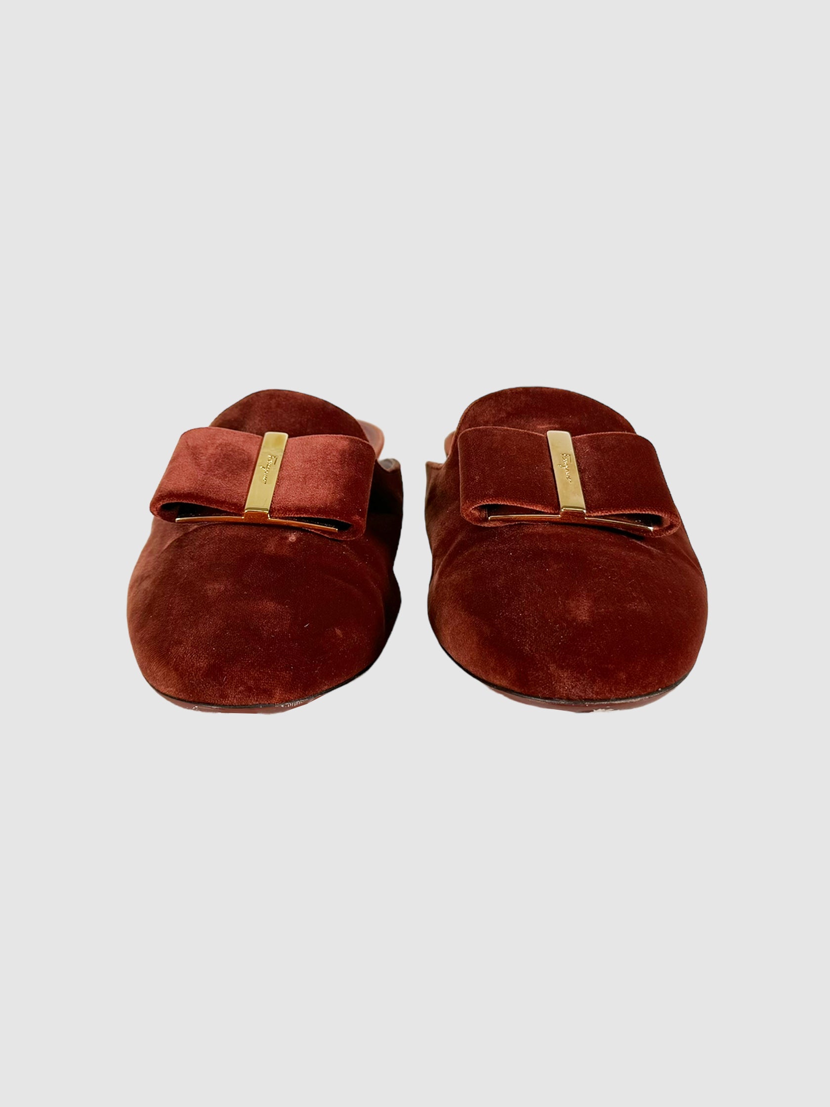 Velvet Mules - Size 11