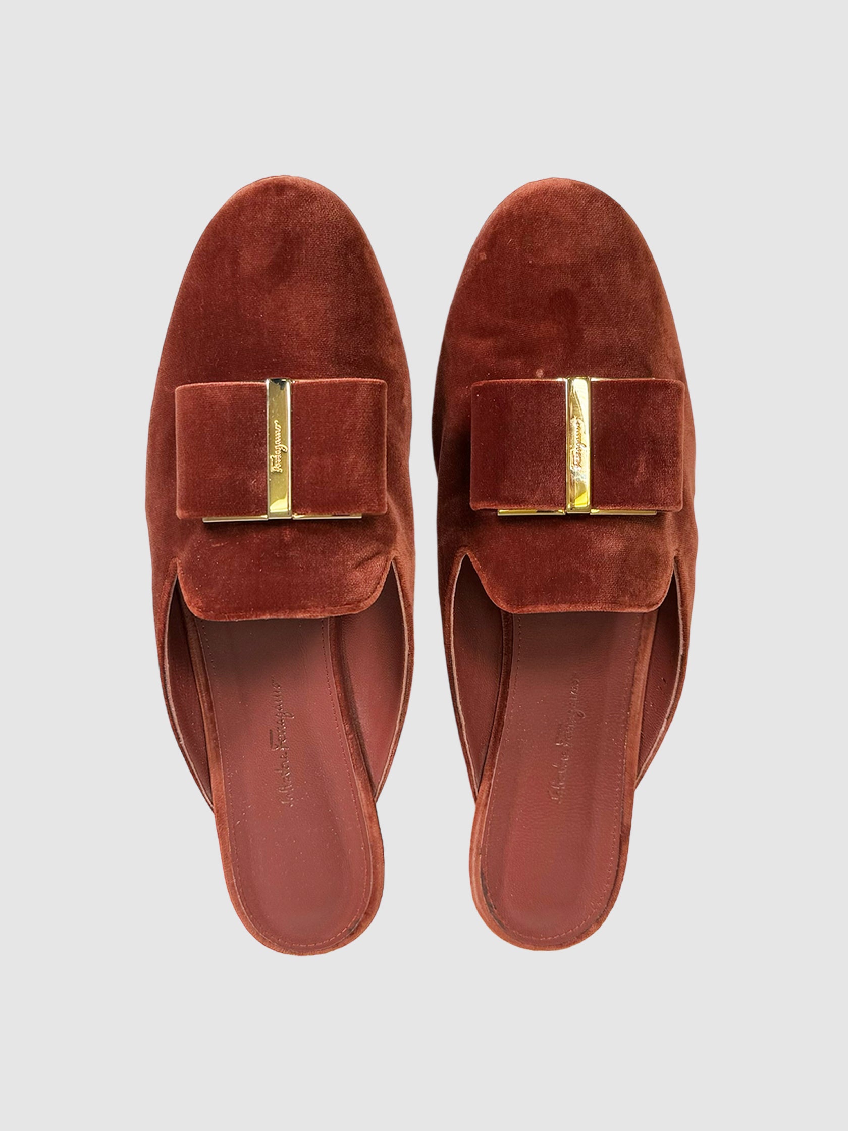 Velvet Mules - Size 11