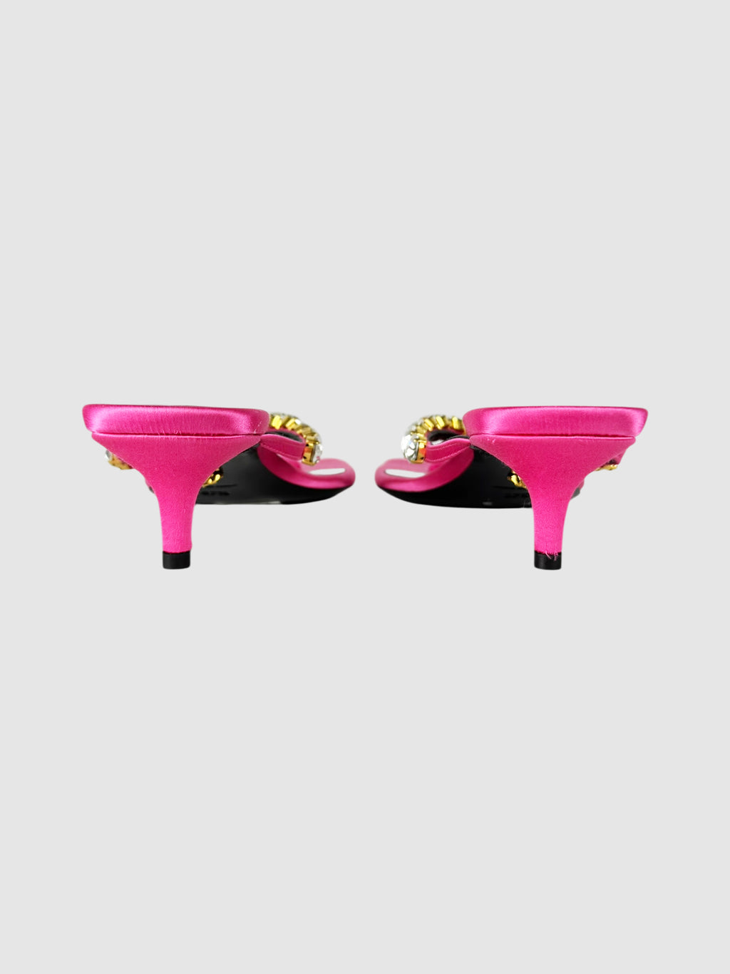 Crystal Thong Kitten Heels