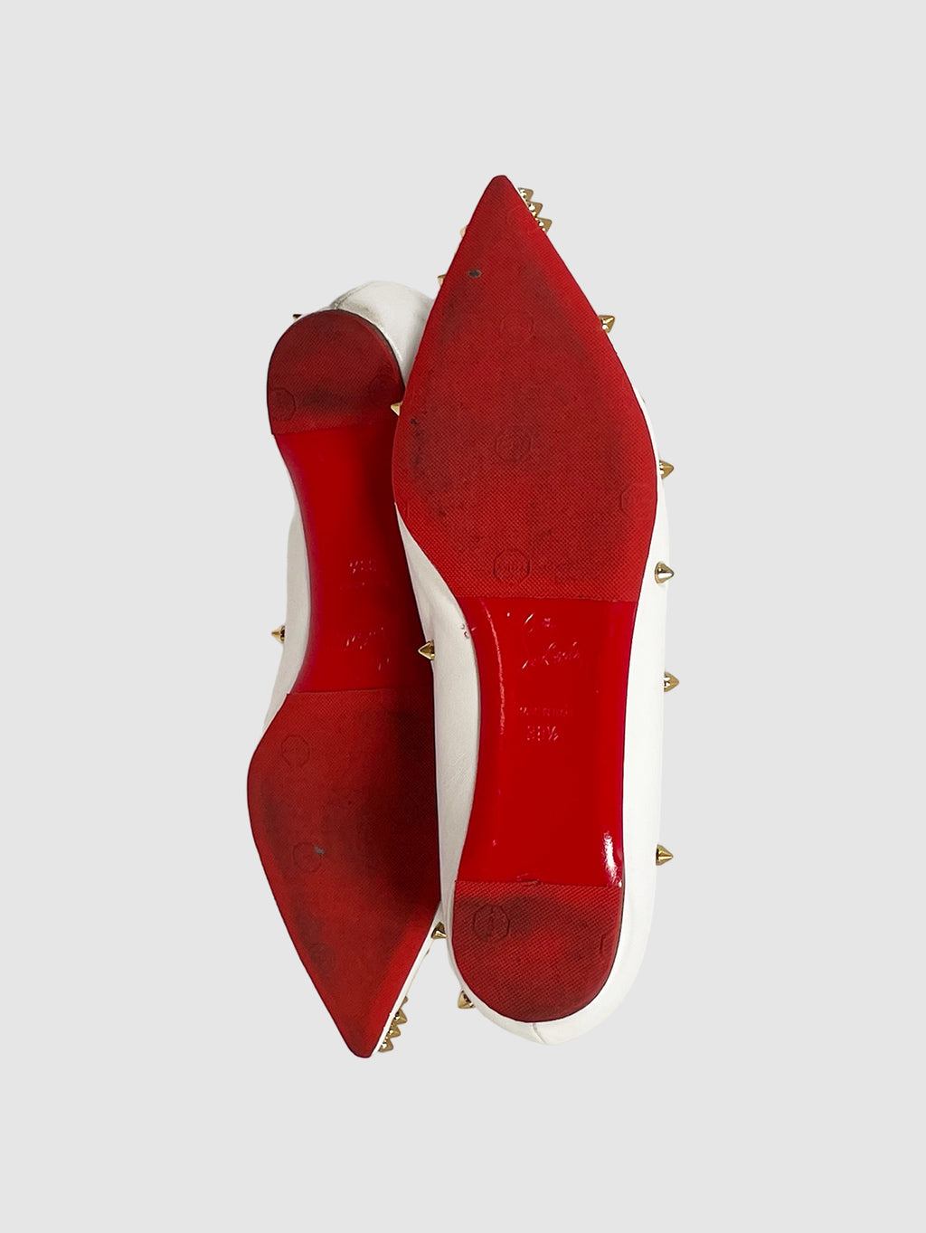 Studded Ballerina Flats - Size 8.5