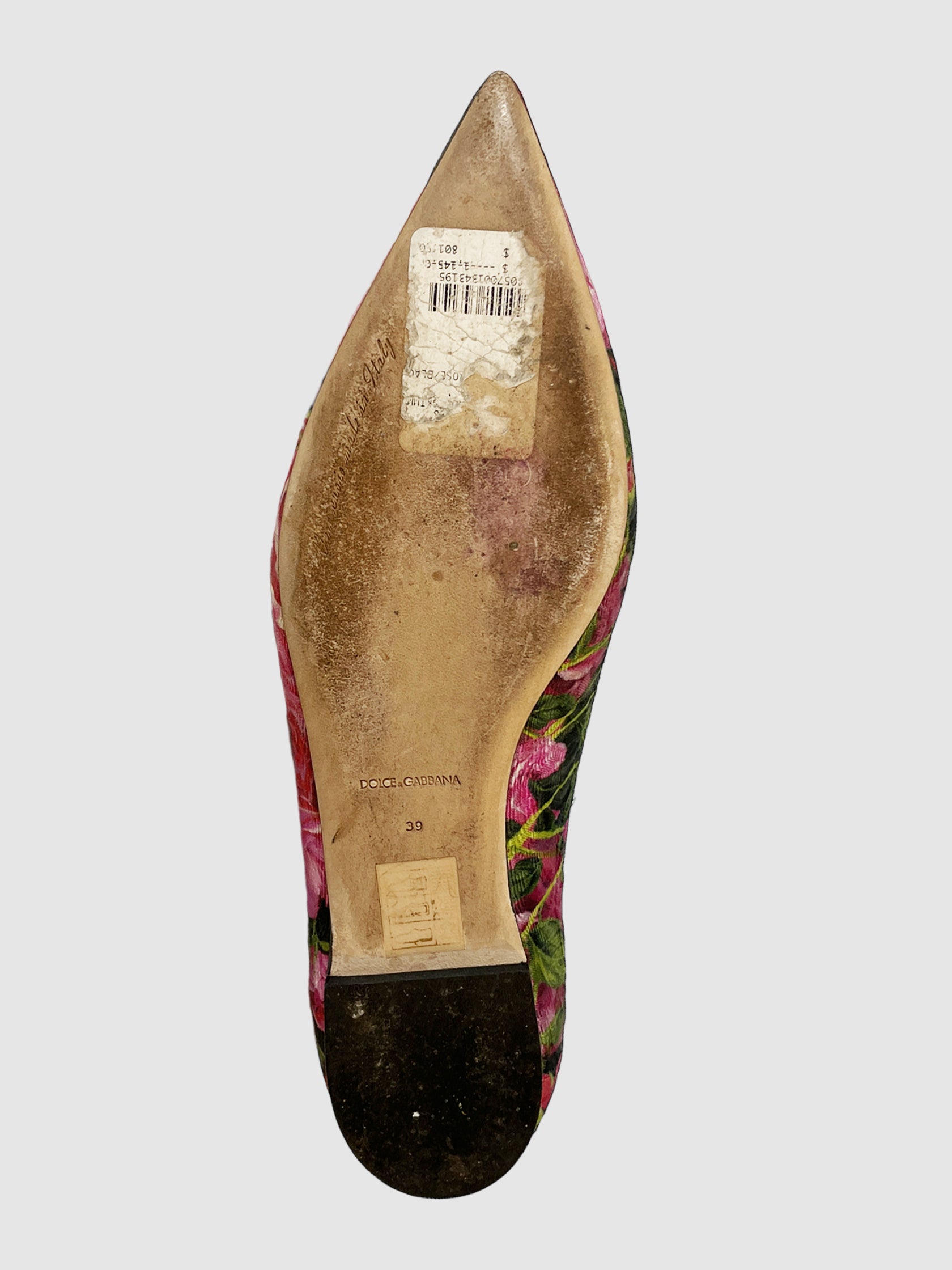 Dolce & Gabbana Floral Ballerina Flats - Size 39