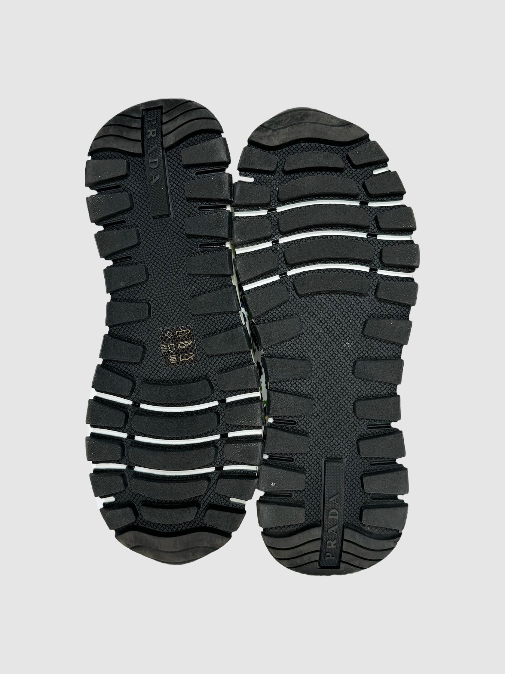 Floral Nylon Sneakers - Size 38