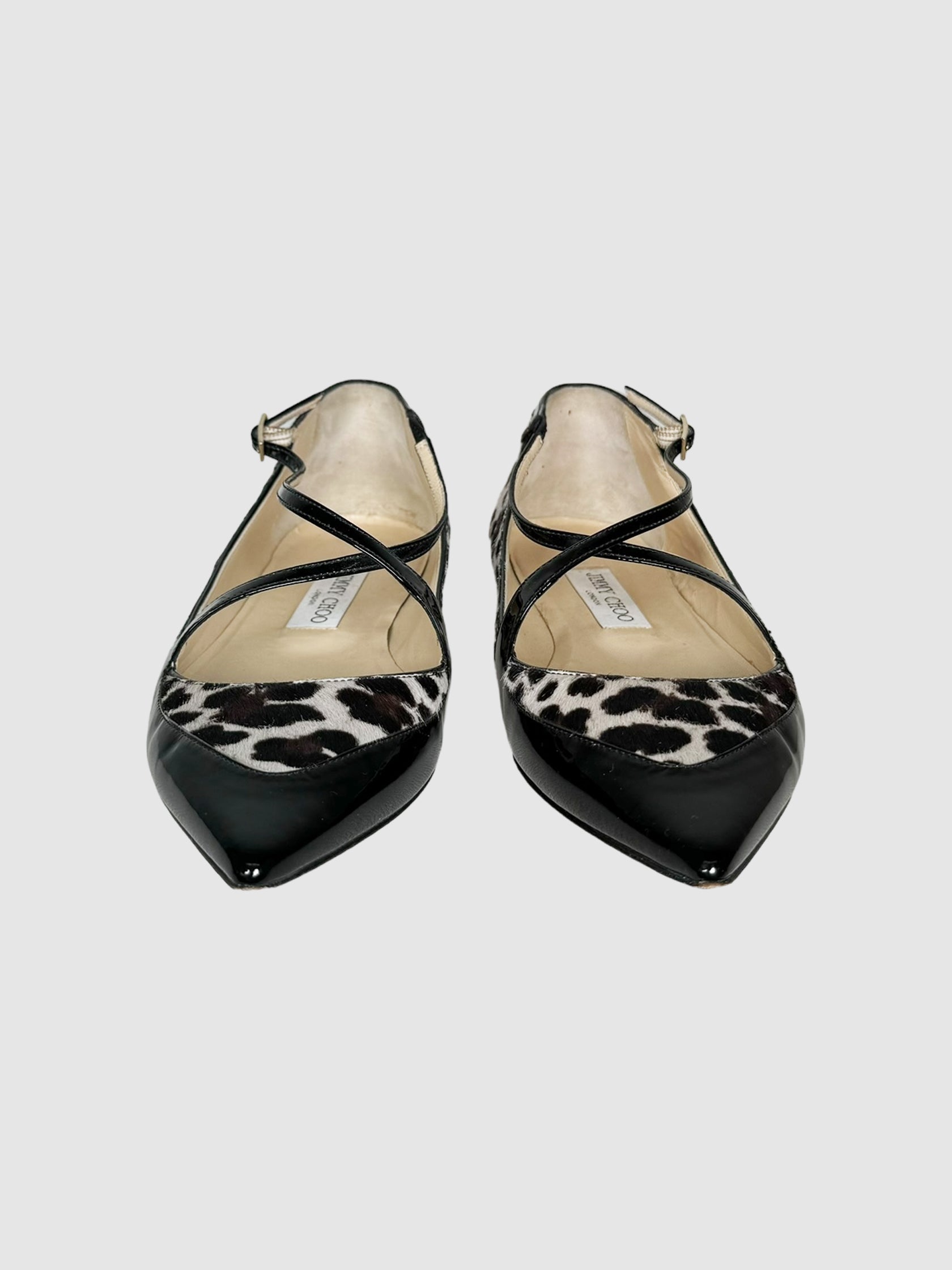 Gamble Crisscross Ballerina Flats - Size 39