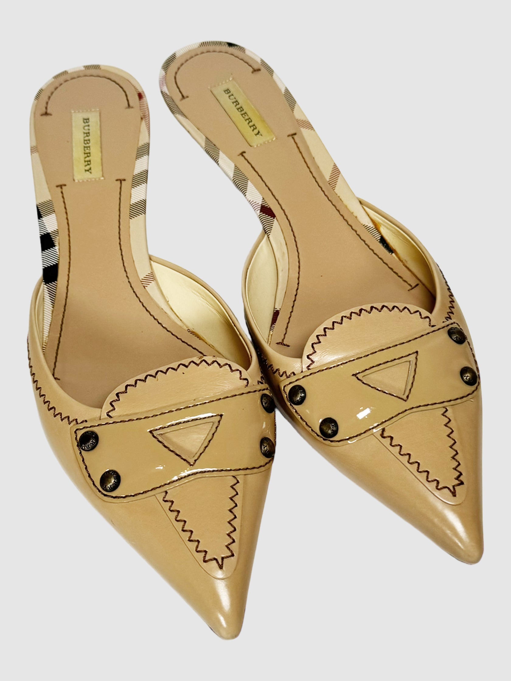 Leather Mules - Size 37