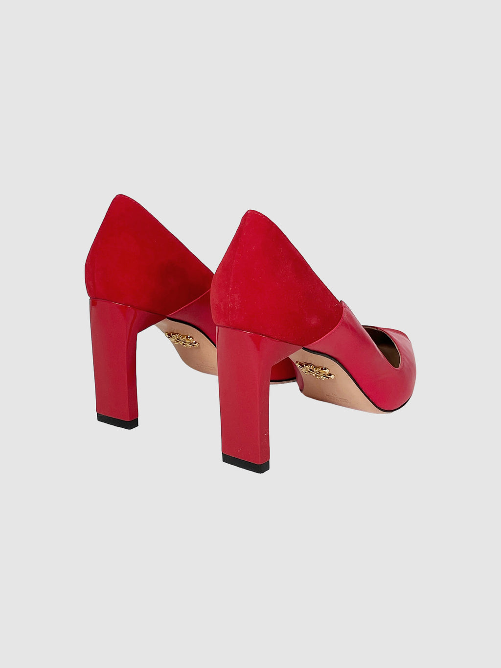 Leather and Suede Pumps - Size 39