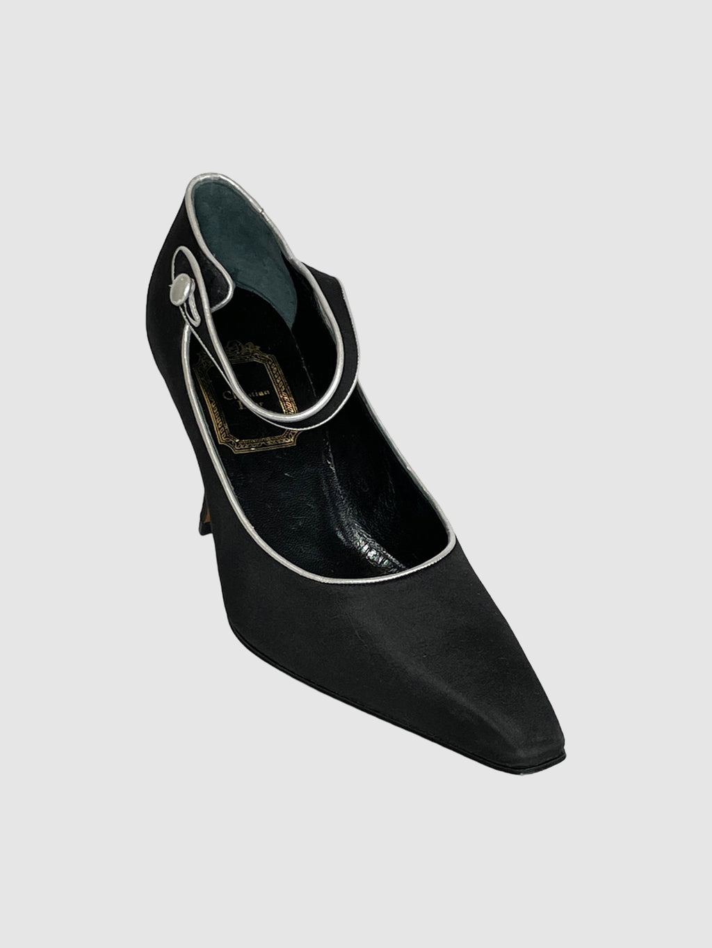 Satin Mary Jane Pumps - Size 36