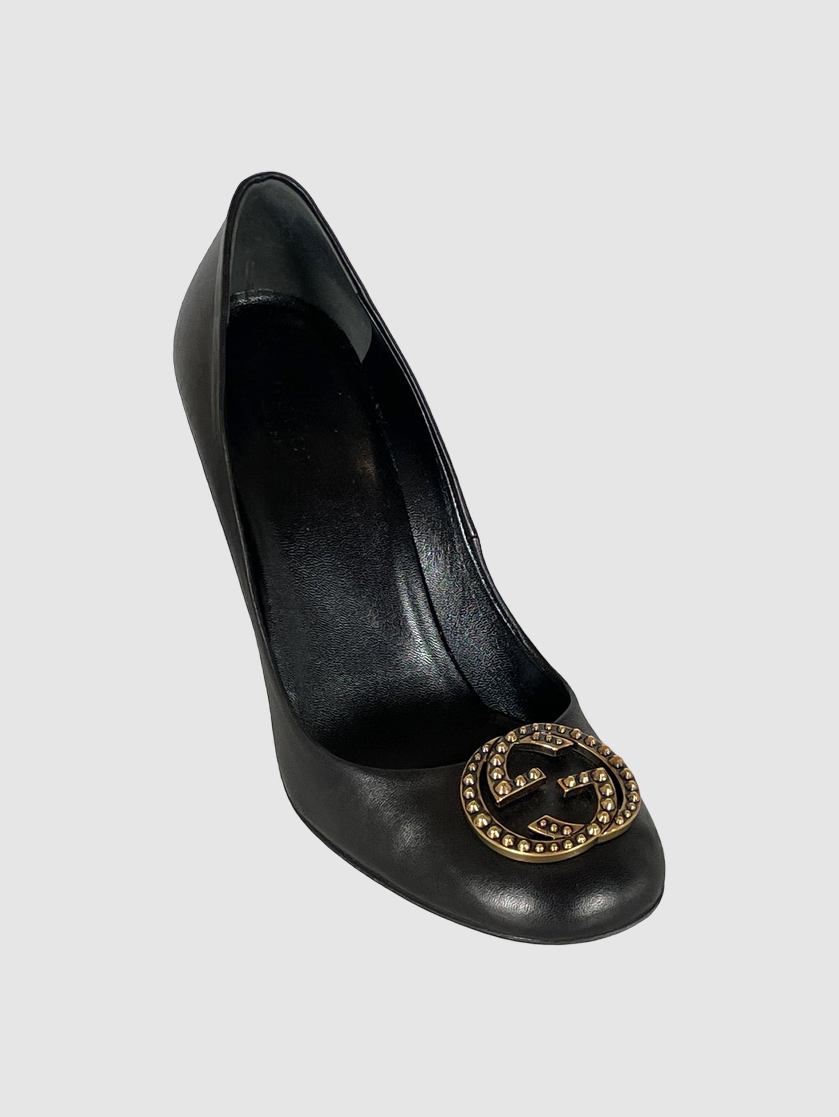 GG Leather Pumps - Size 38.5