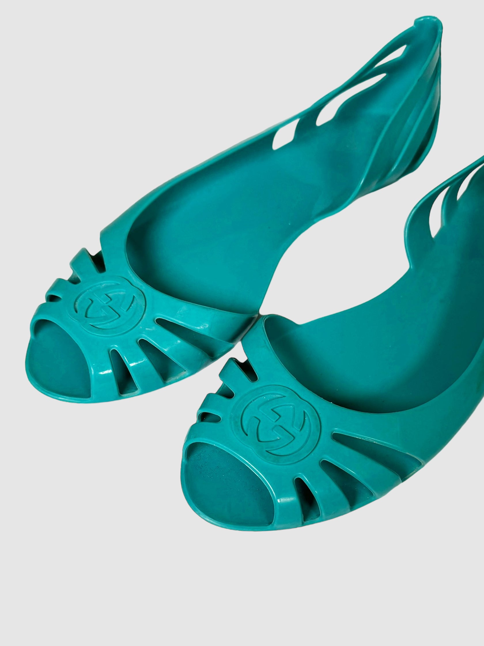 2010 GG Jelly Interlock Marola Flats - Size 37