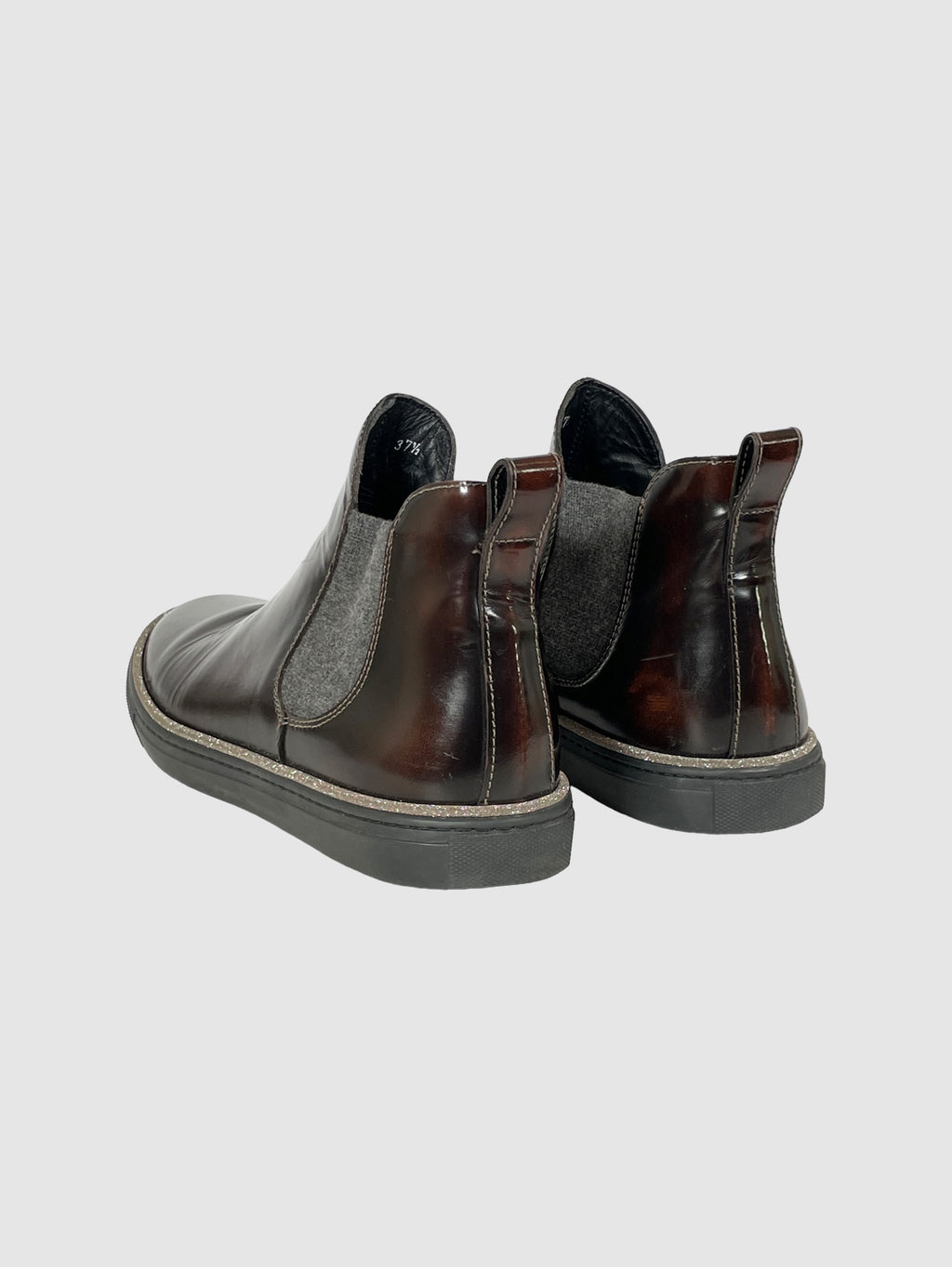 Leather Ankle Boots - Size 37.5