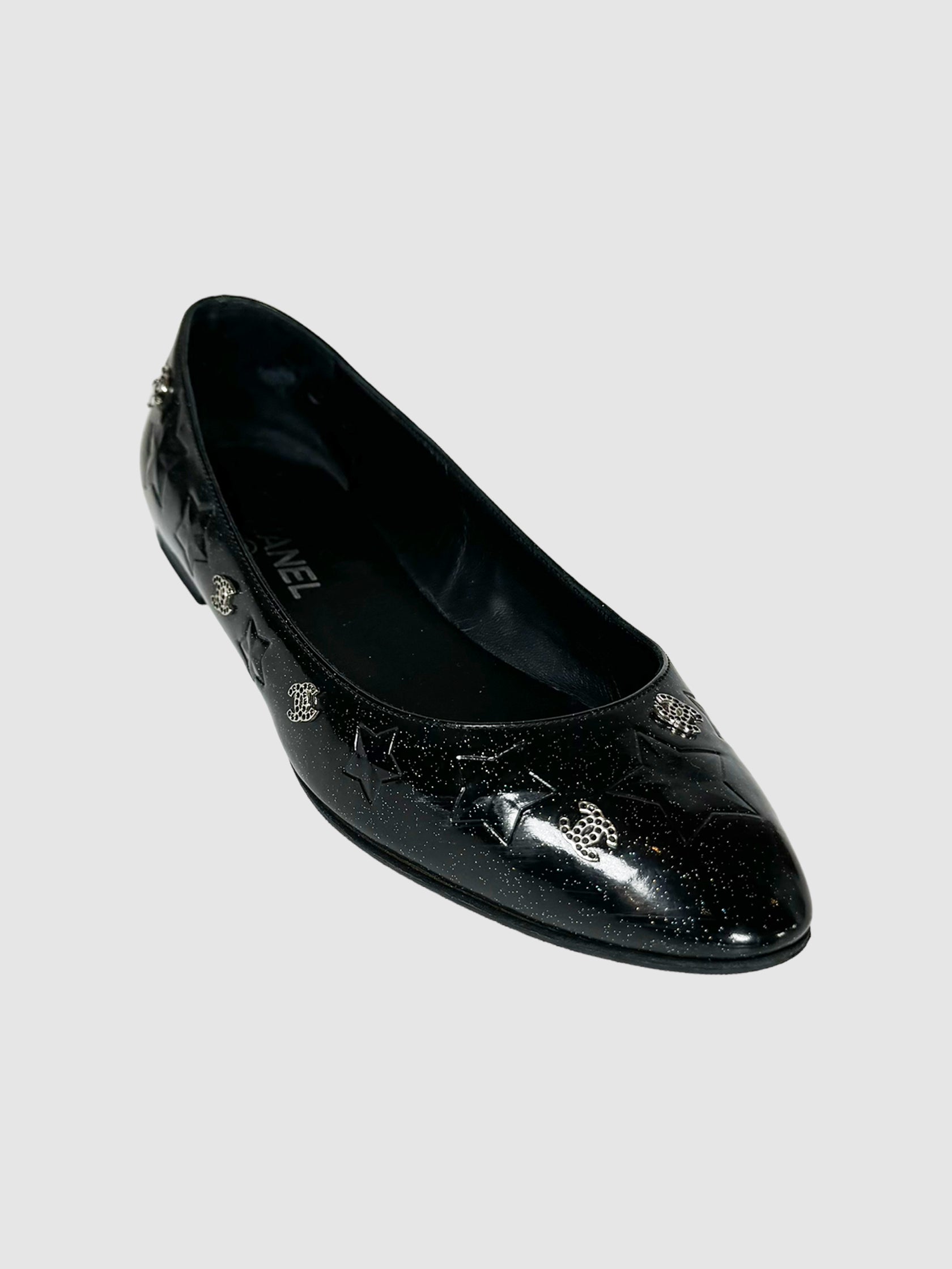 Glitter CC Star Ballerina Flats - Size 40