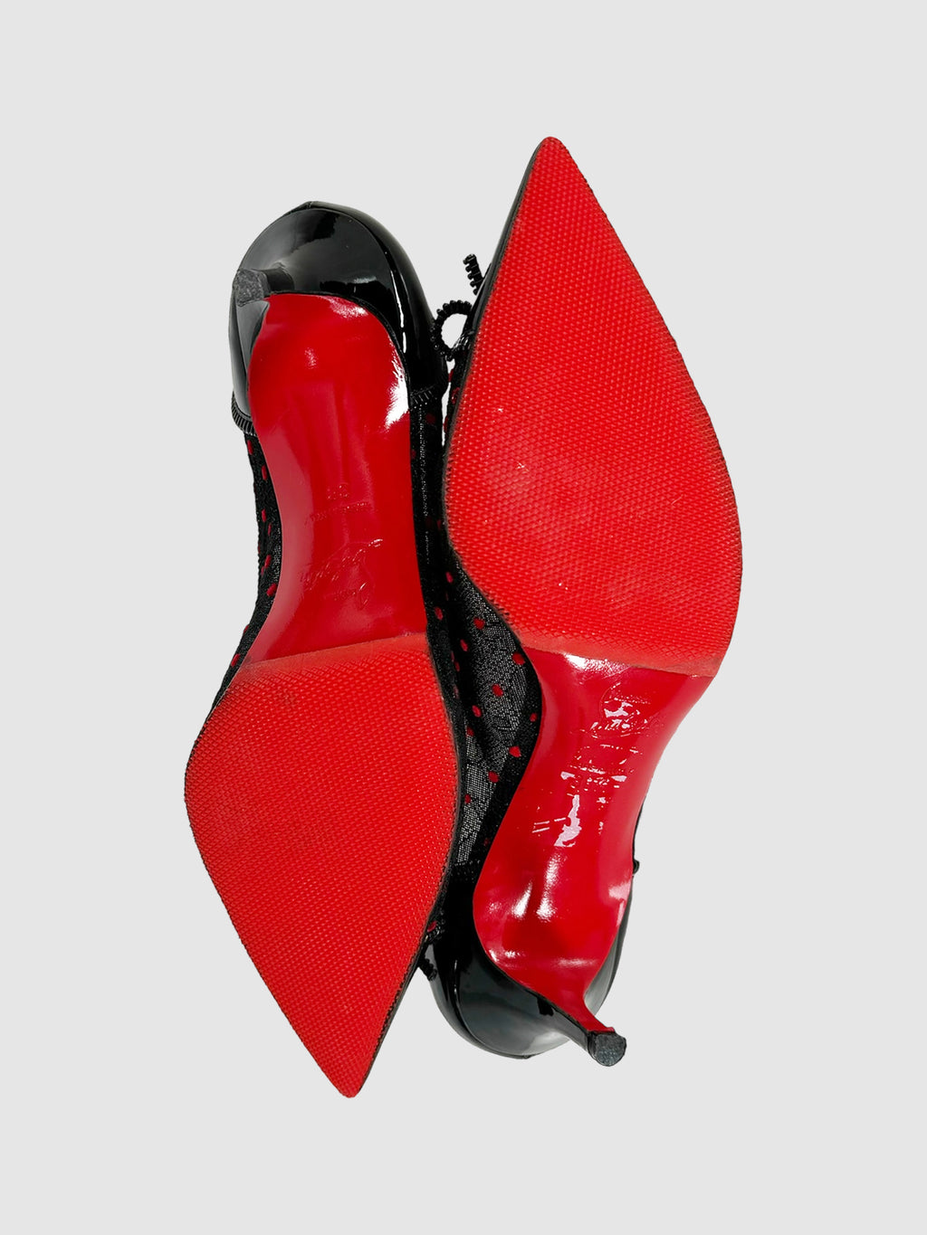 Souris Lace Patent Leather Pumps - Size 38