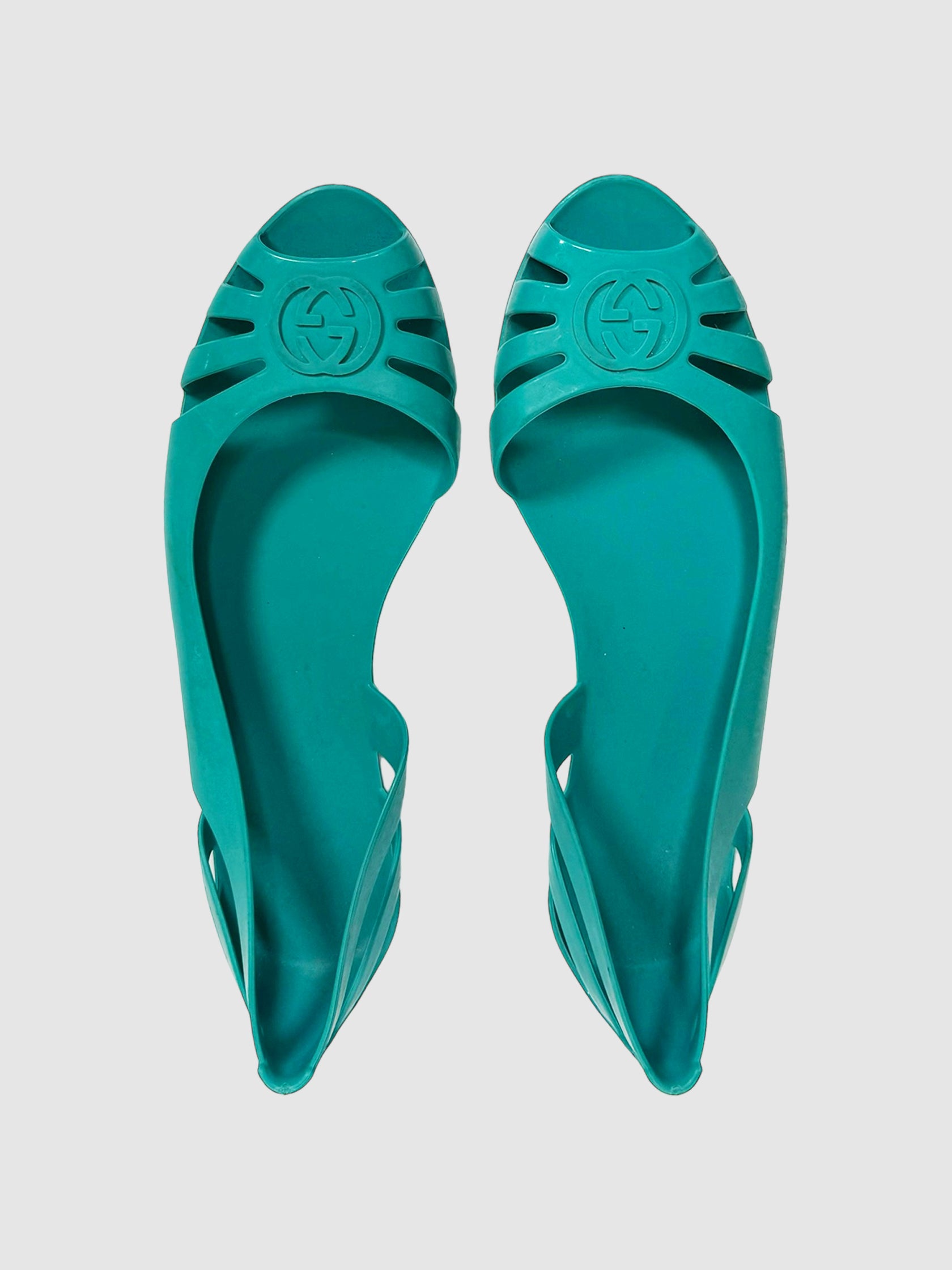 2010 GG Jelly Interlock Marola Flats - Size 37