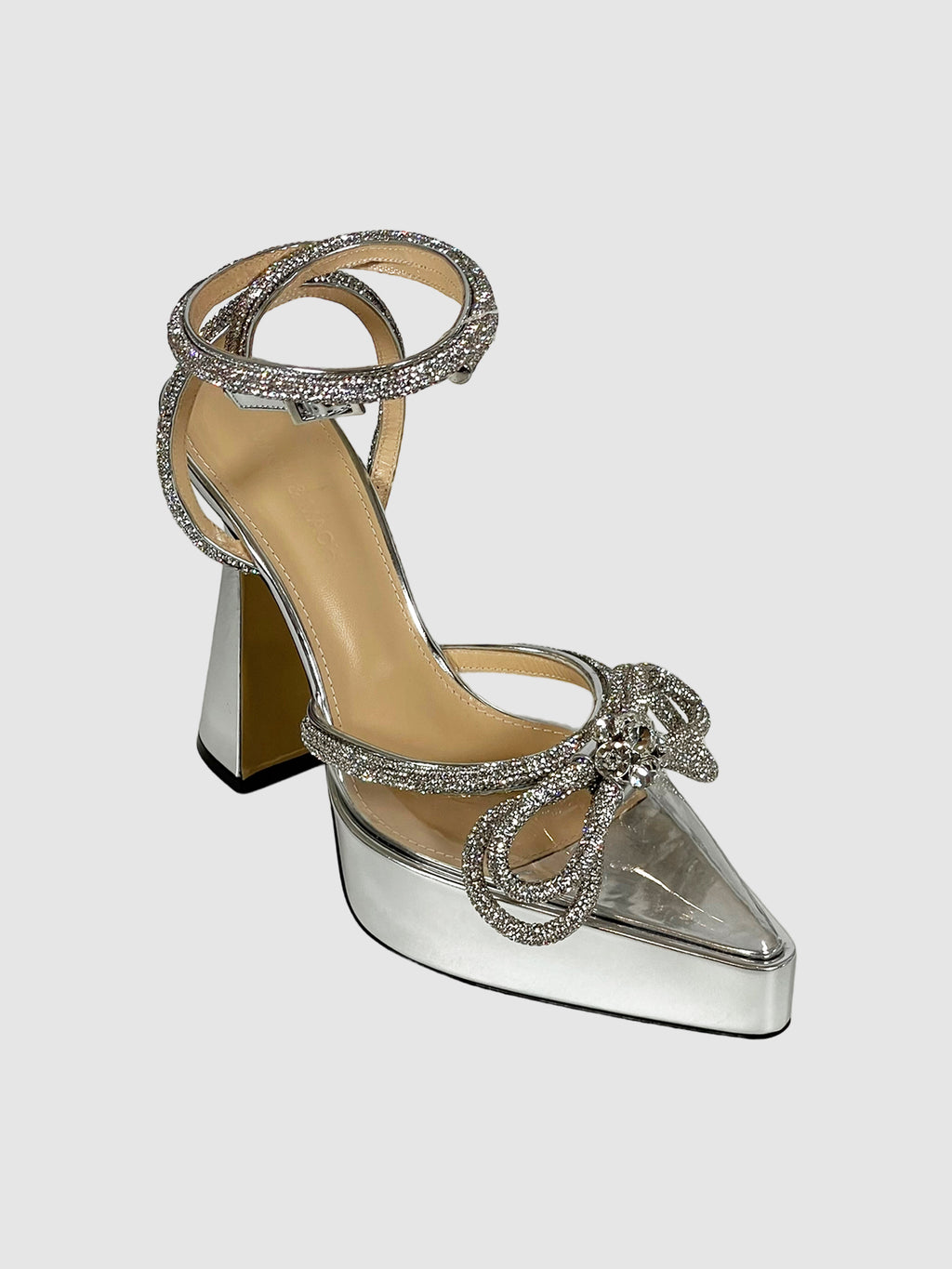 Double Bow Platform Pumps - Size 39