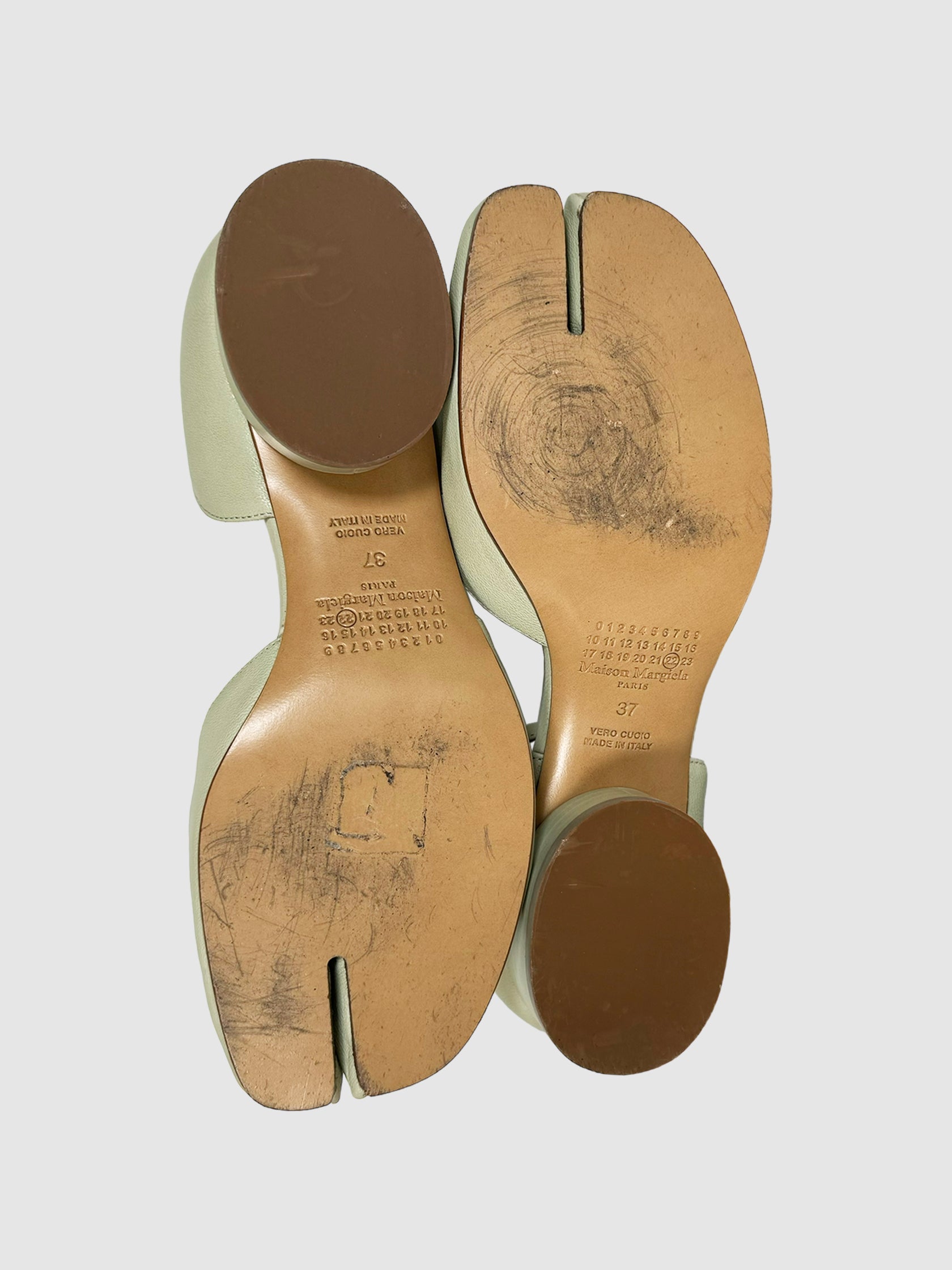 Tabi Ankle Strap Heels - Size 37