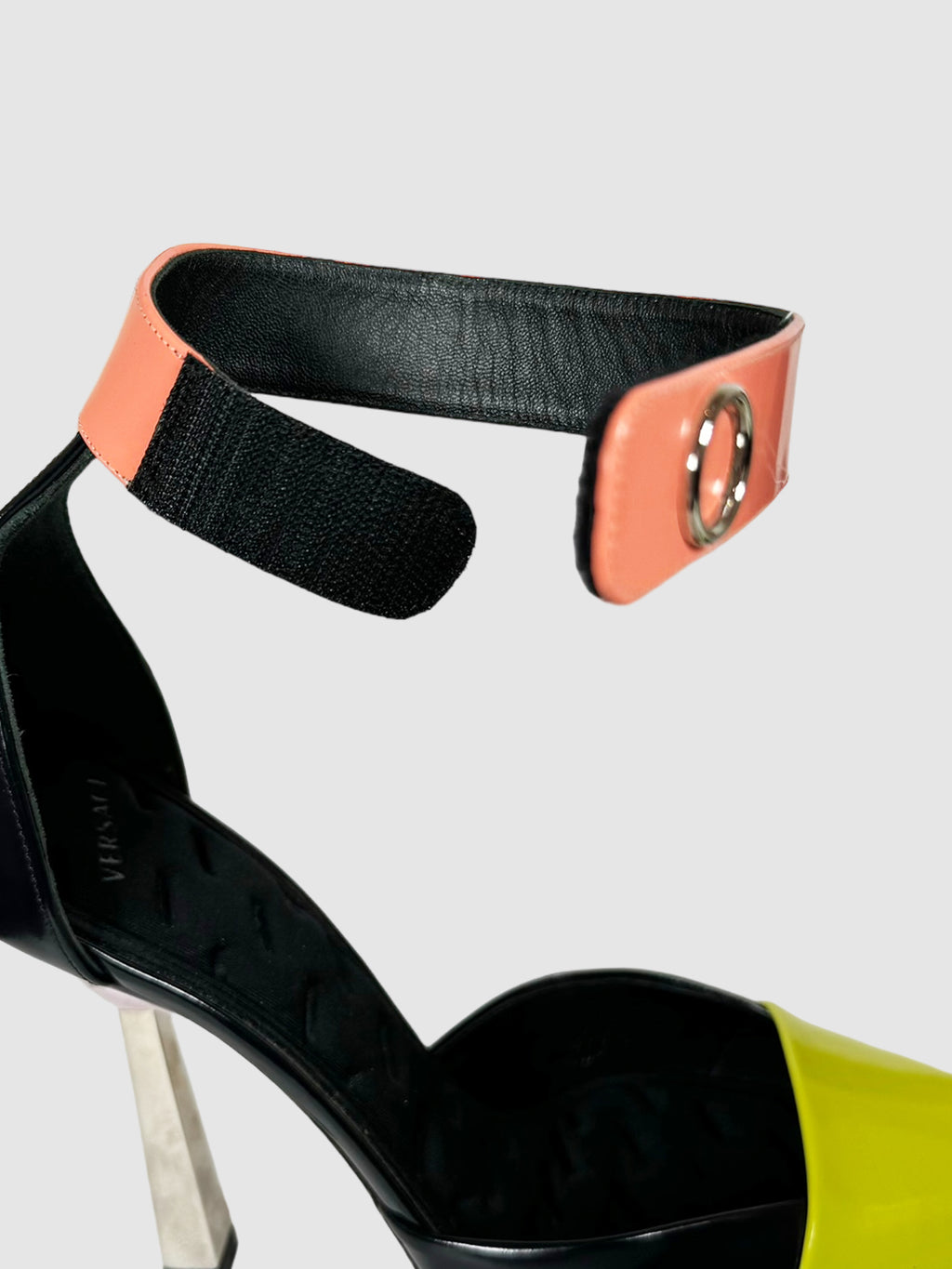 Leather Colourblock Pumps - Size 39