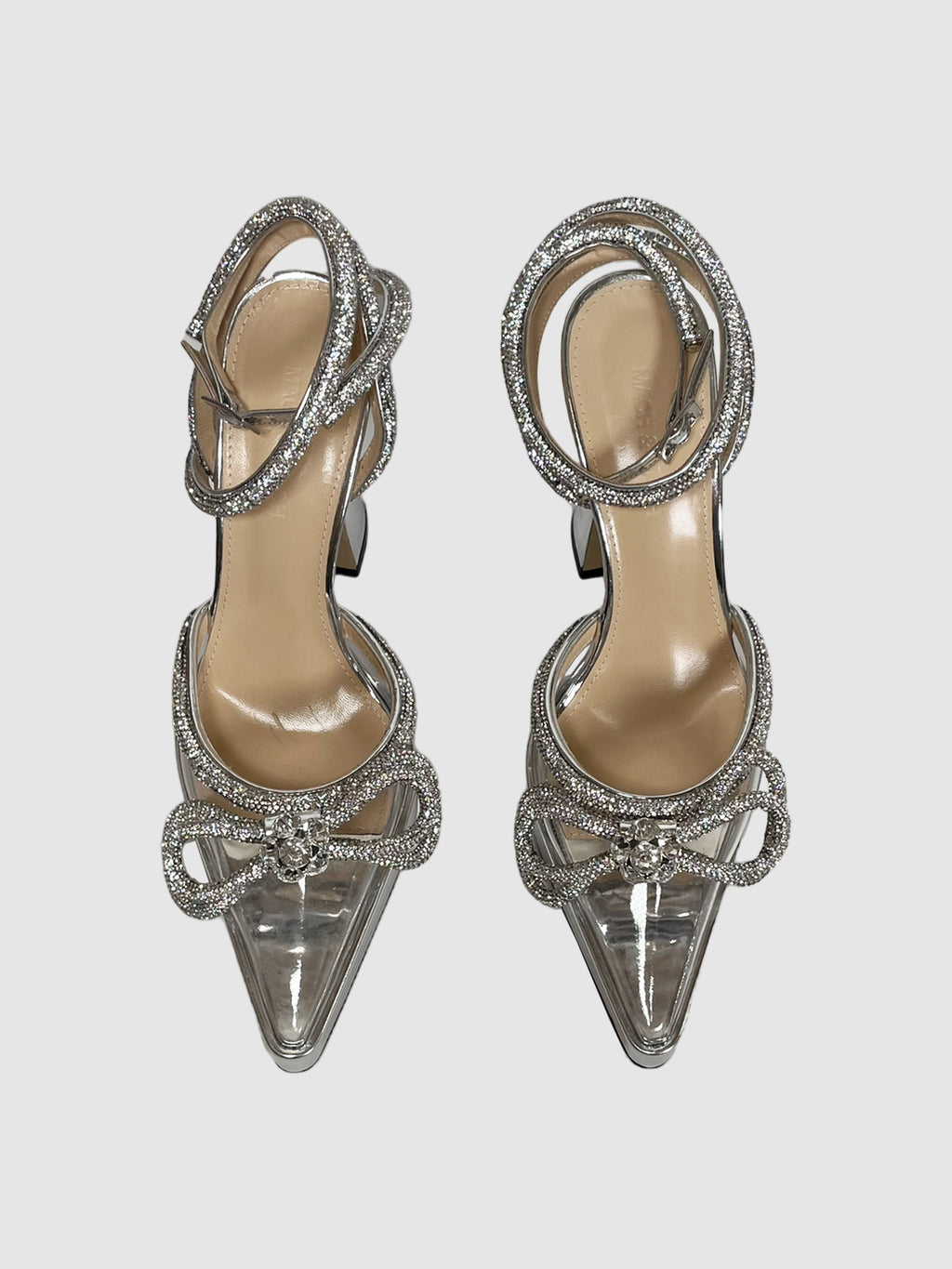 Double Bow Platform Pumps - Size 39