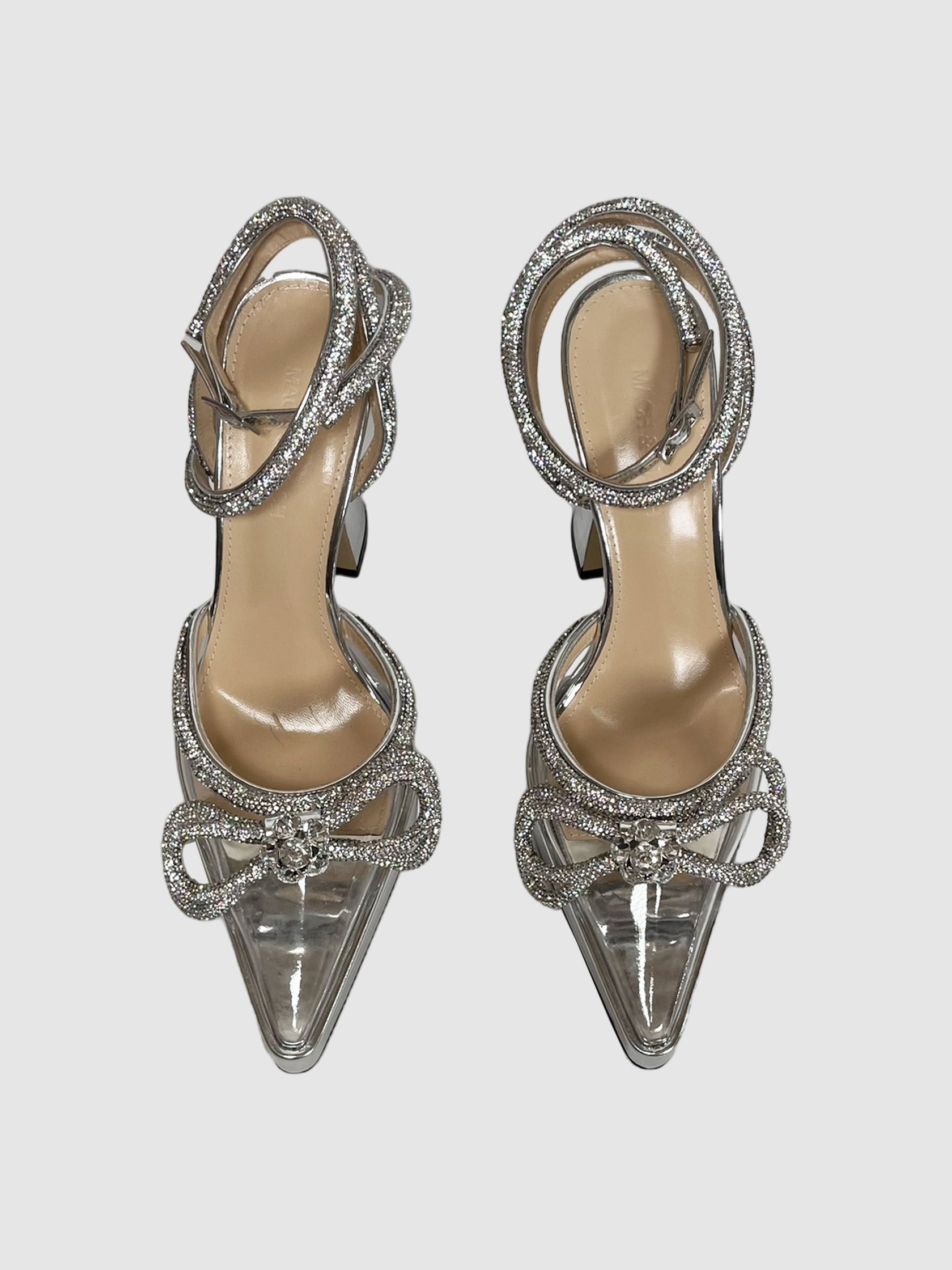 Double Bow Platform Pumps - Size 39