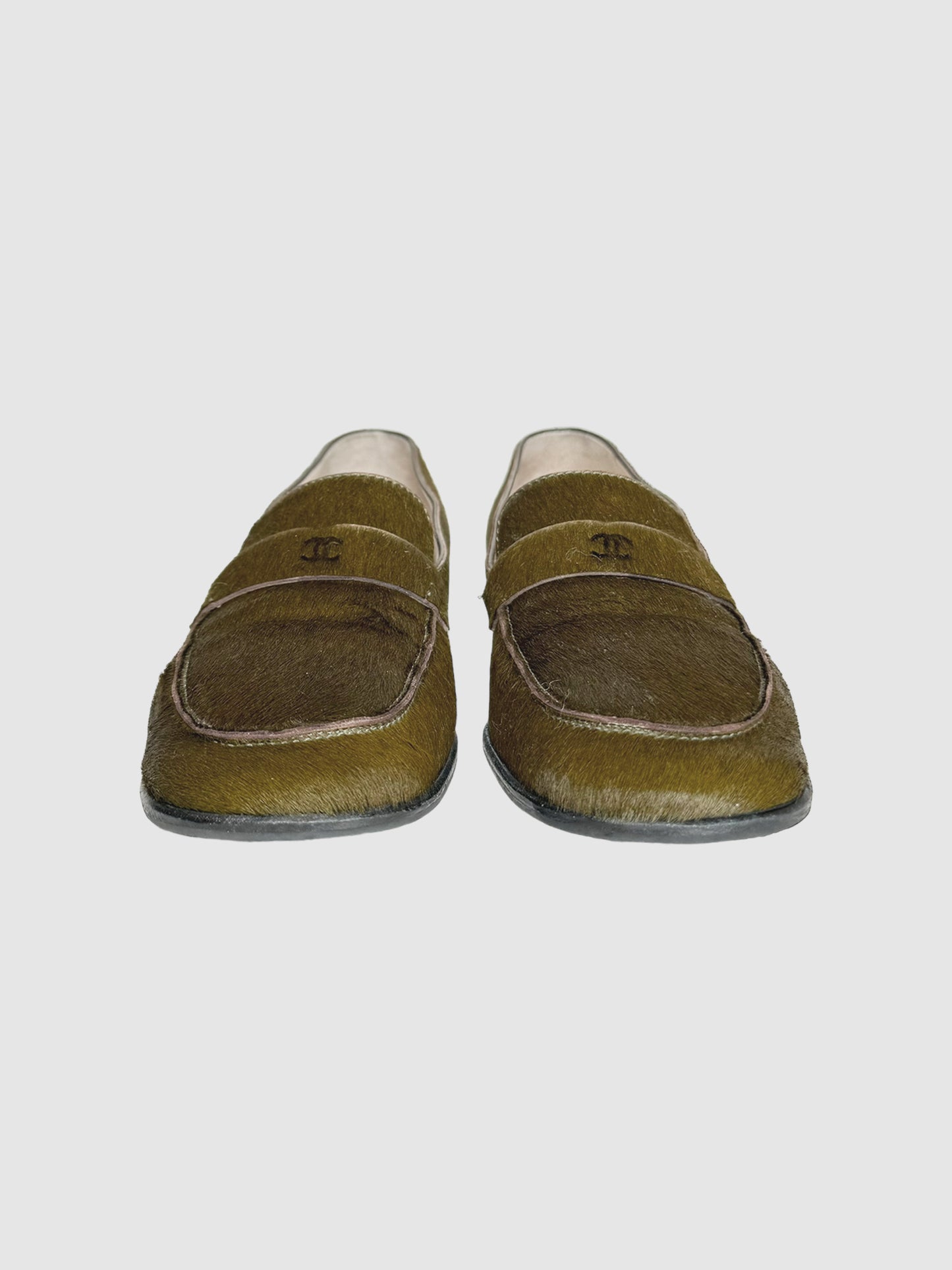 Pony Hair Loafers - Size 39