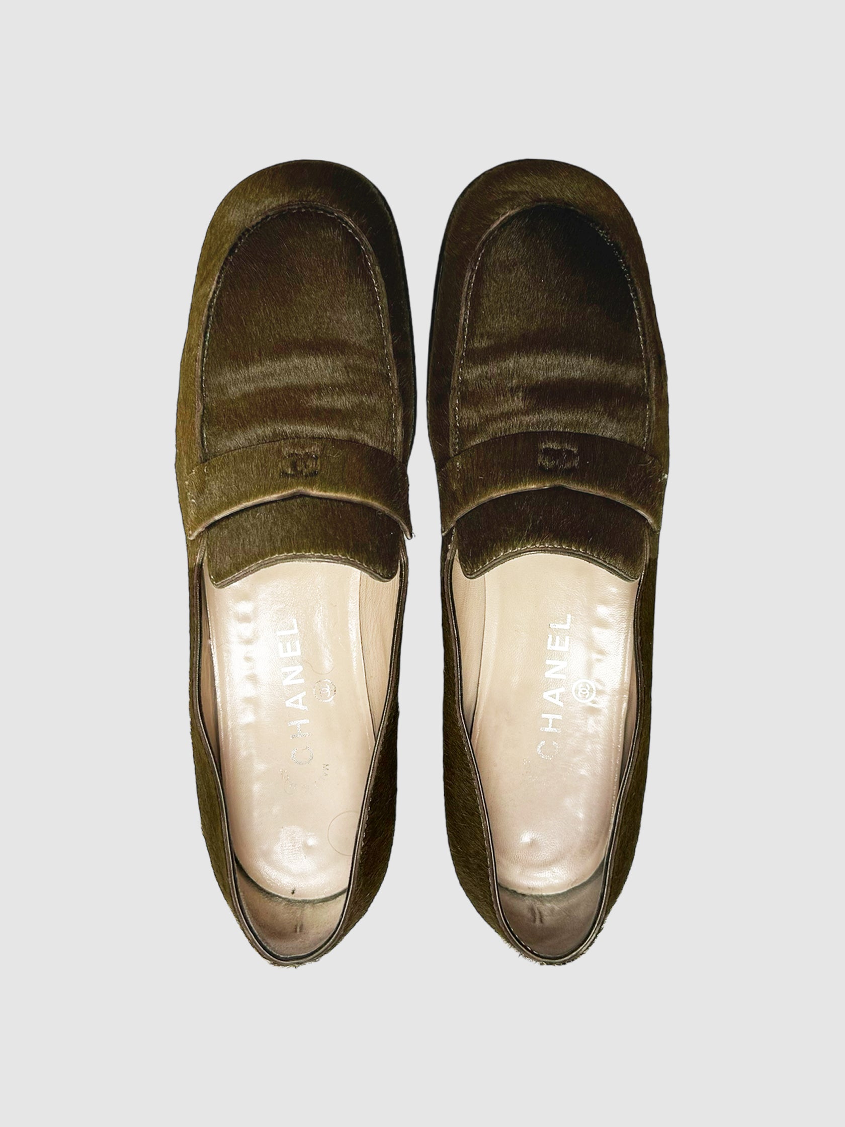 Pony Hair Loafers - Size 39