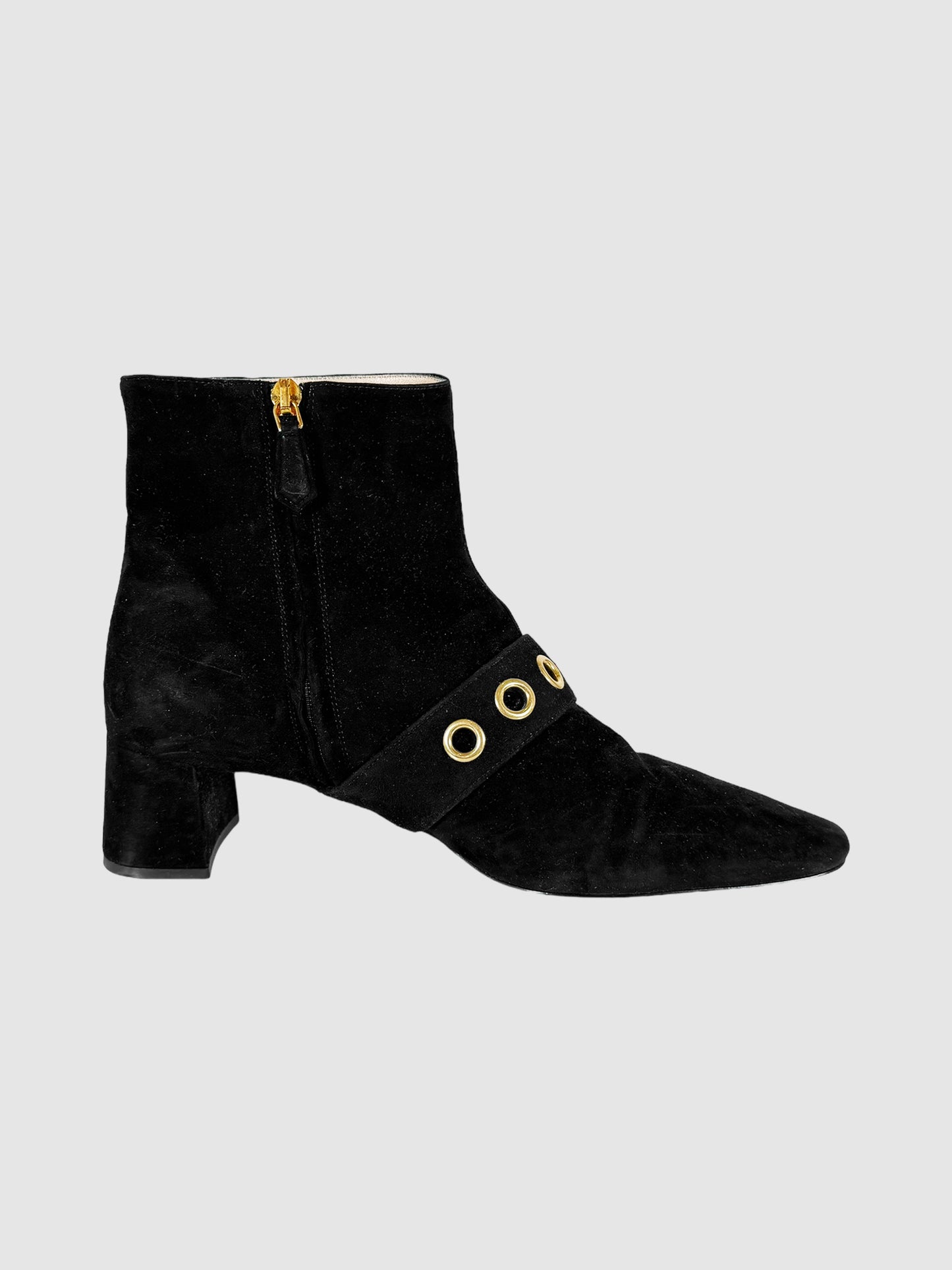 Suede Ankle Boots - Size 39