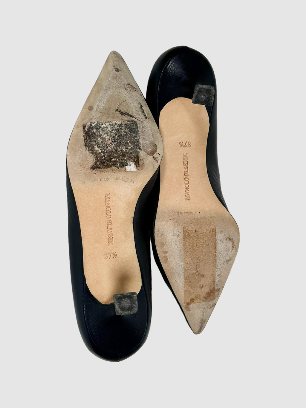 Leather Kitten Heels - Size 37.5