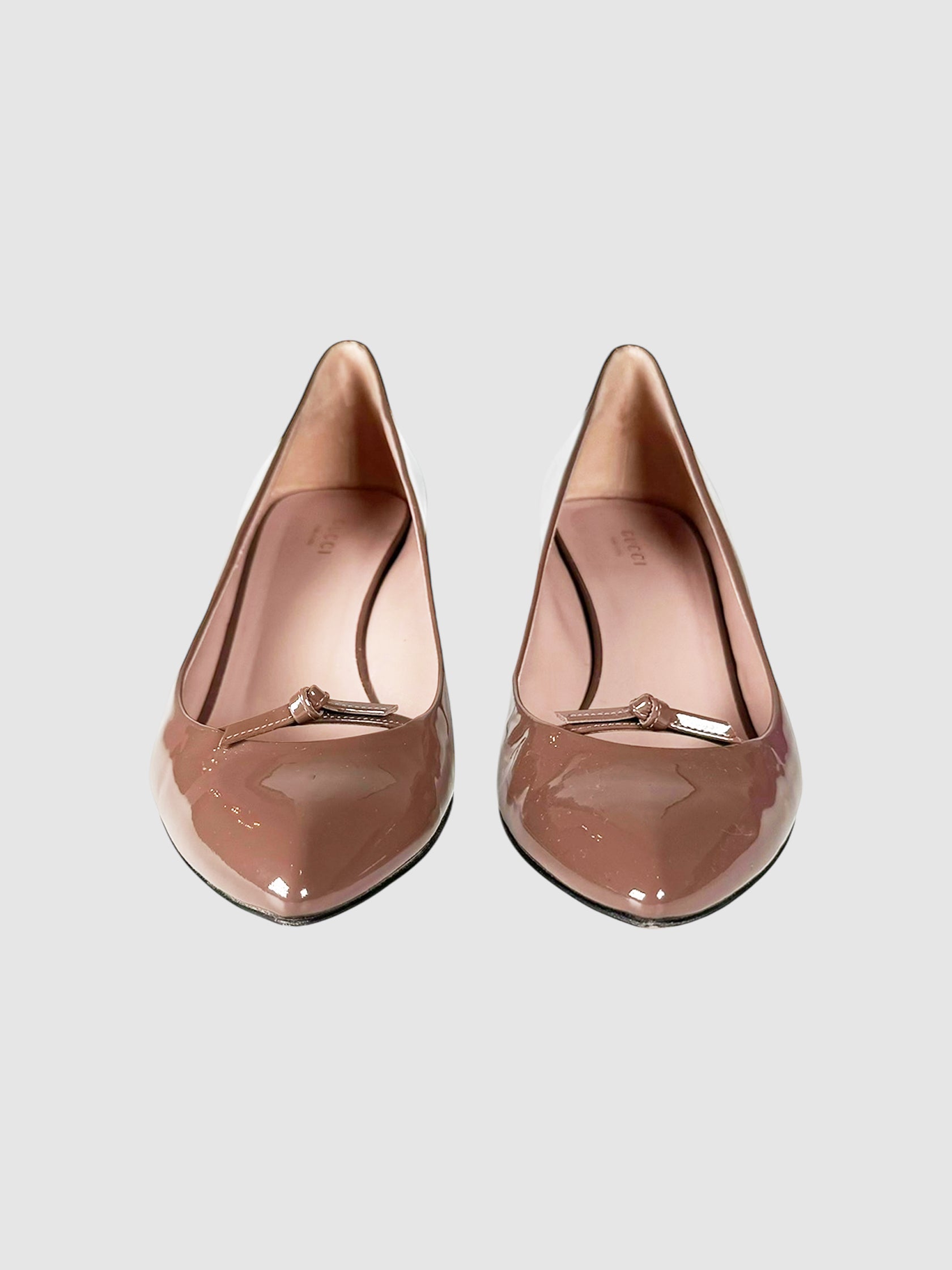 Patent Leather Mary Jane Pumps - Size 41