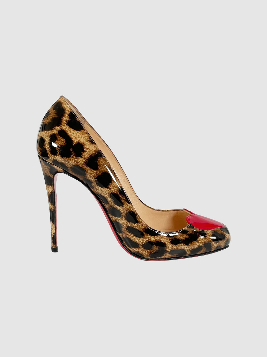 Doracora Leopard-Print Heart Pumps - Size 38