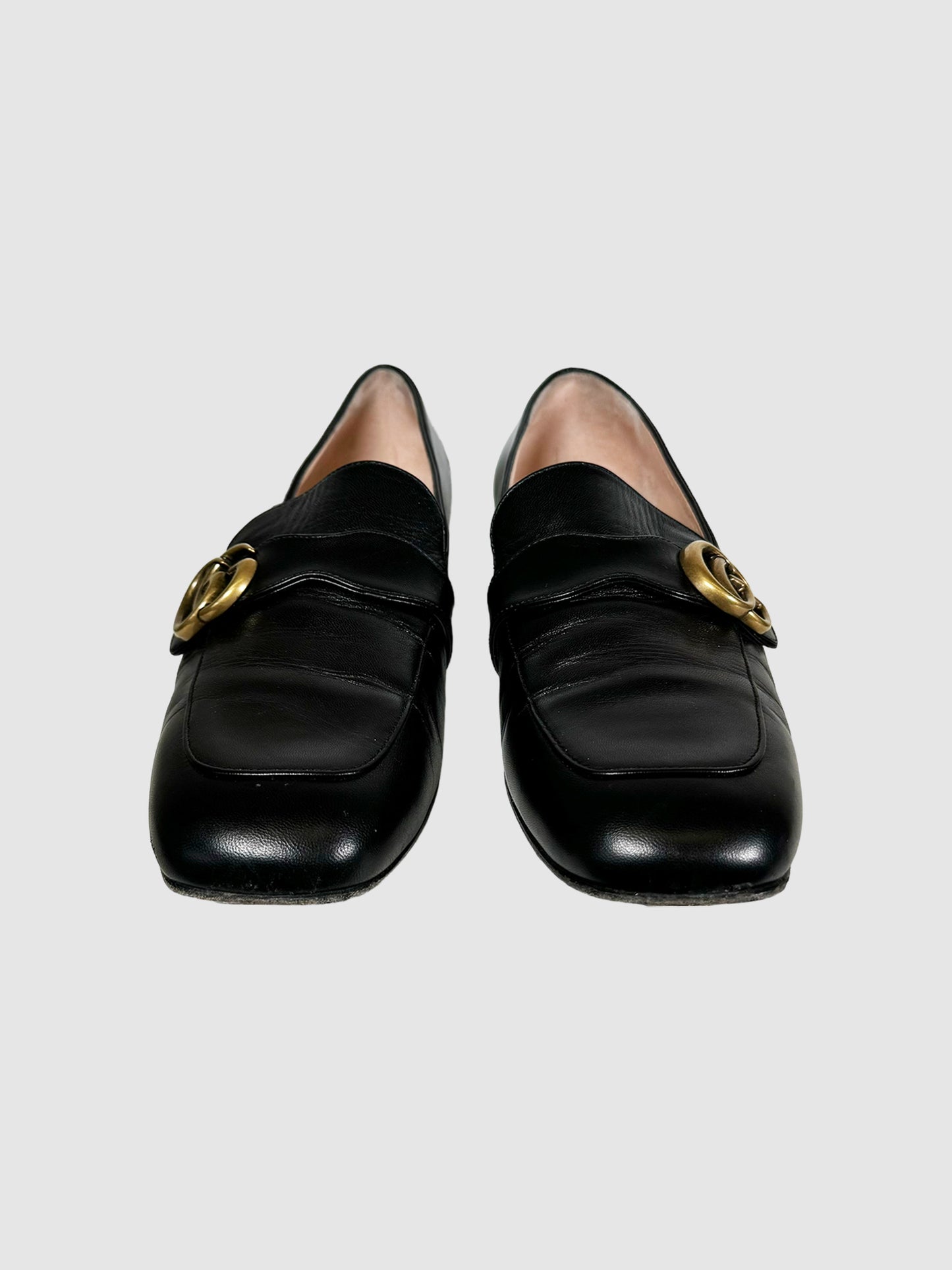 Double G Leather Loafers - Size 42