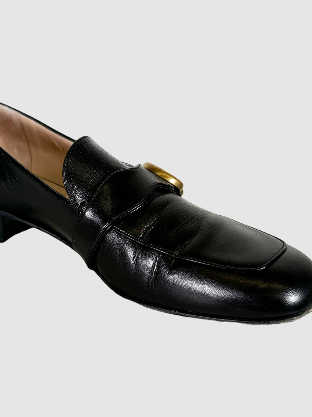 Double G Leather Loafers - Size 42