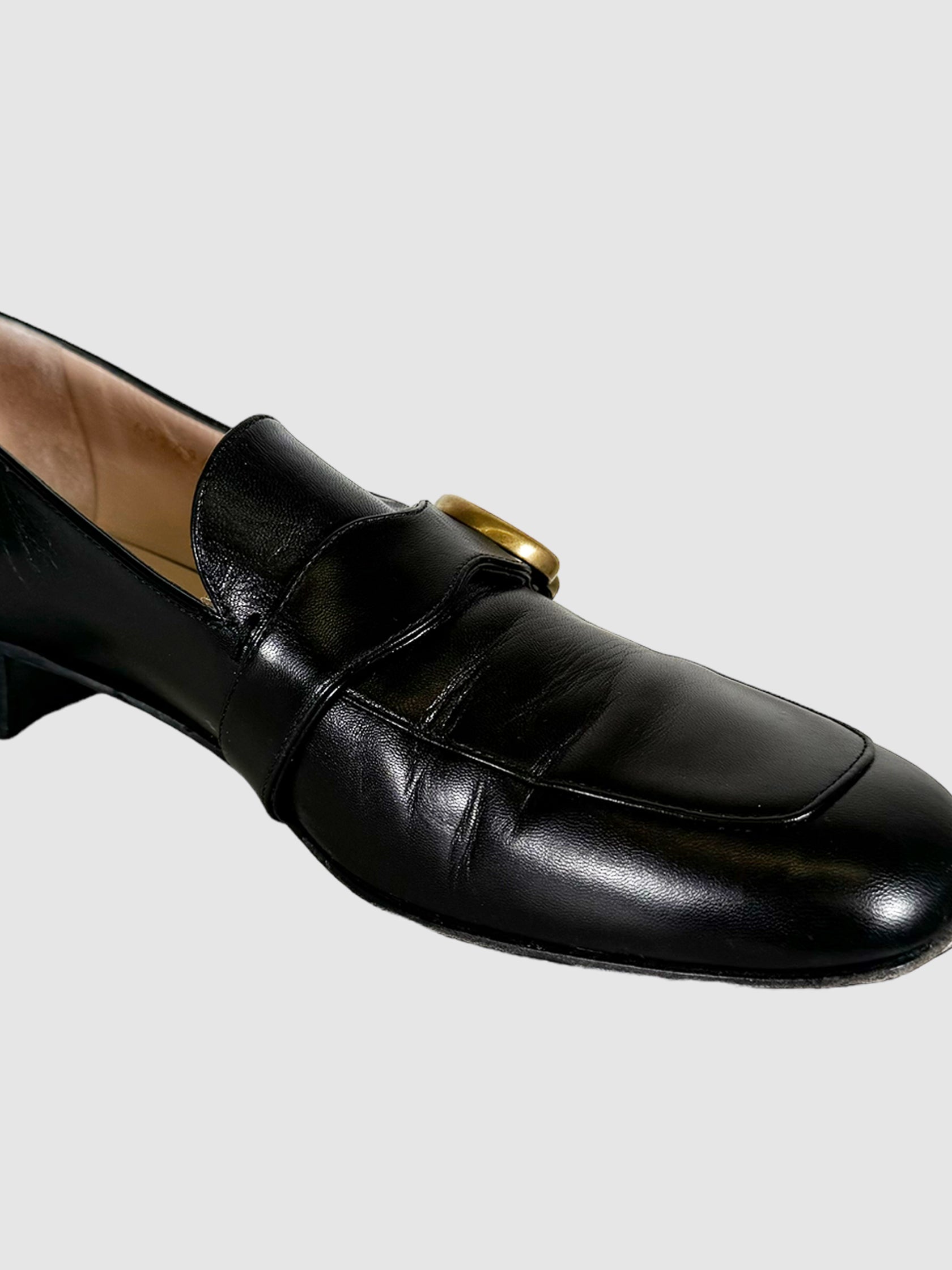 Double G Leather Loafers - Size 42