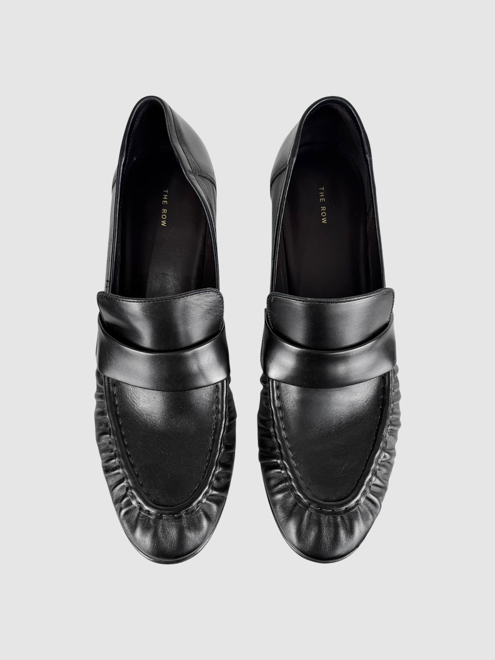 Leather Loafer Pumps