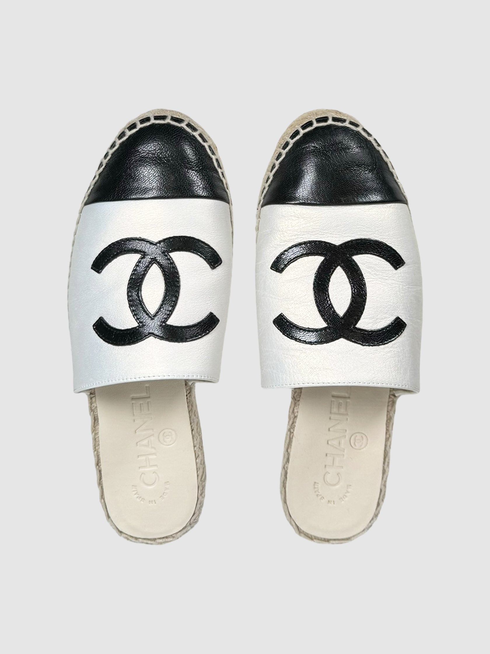 Leather CC Espadrilles - Size 34