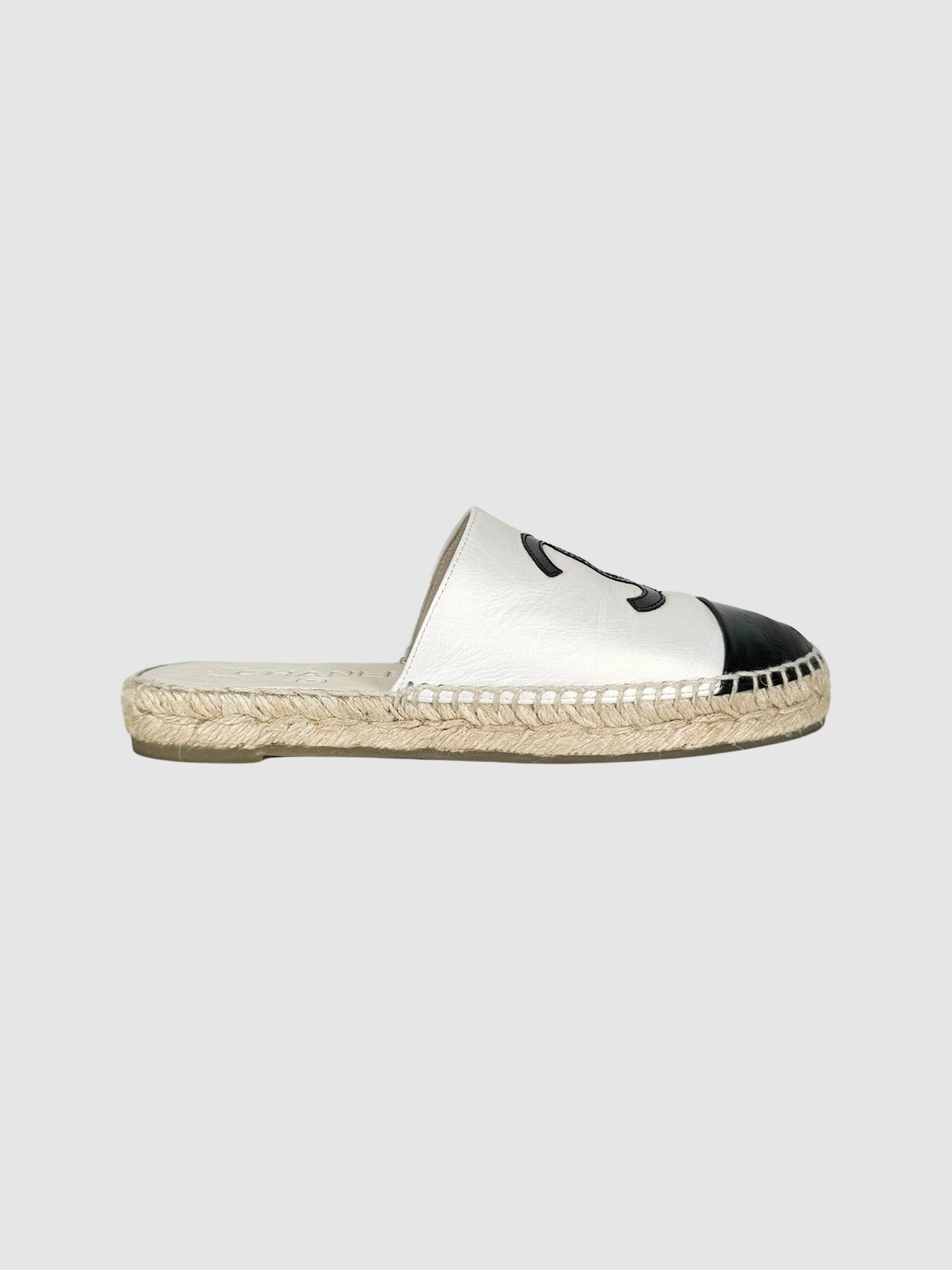 Leather CC Espadrilles - Size 34