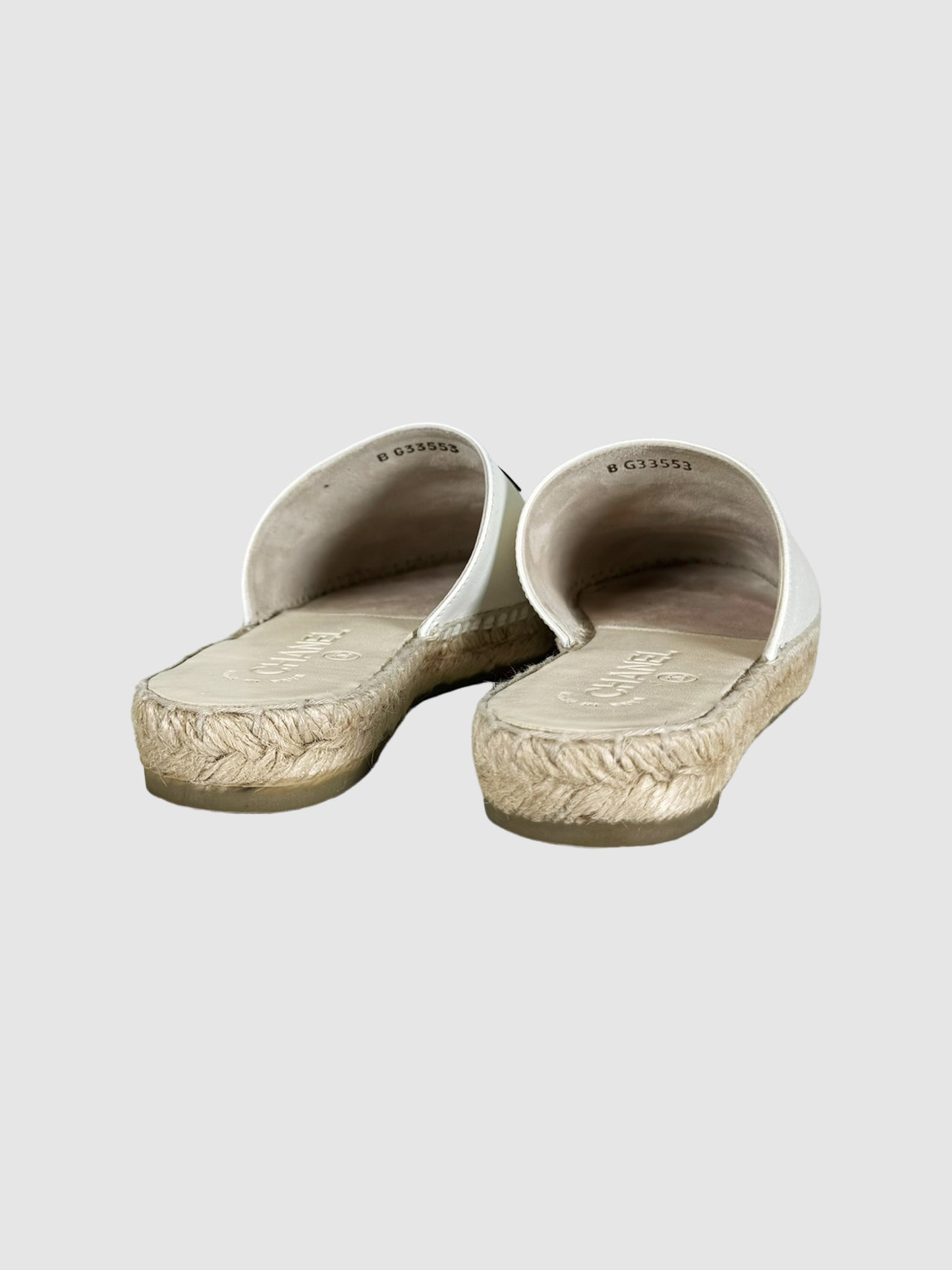 Leather CC Espadrilles - Size 34