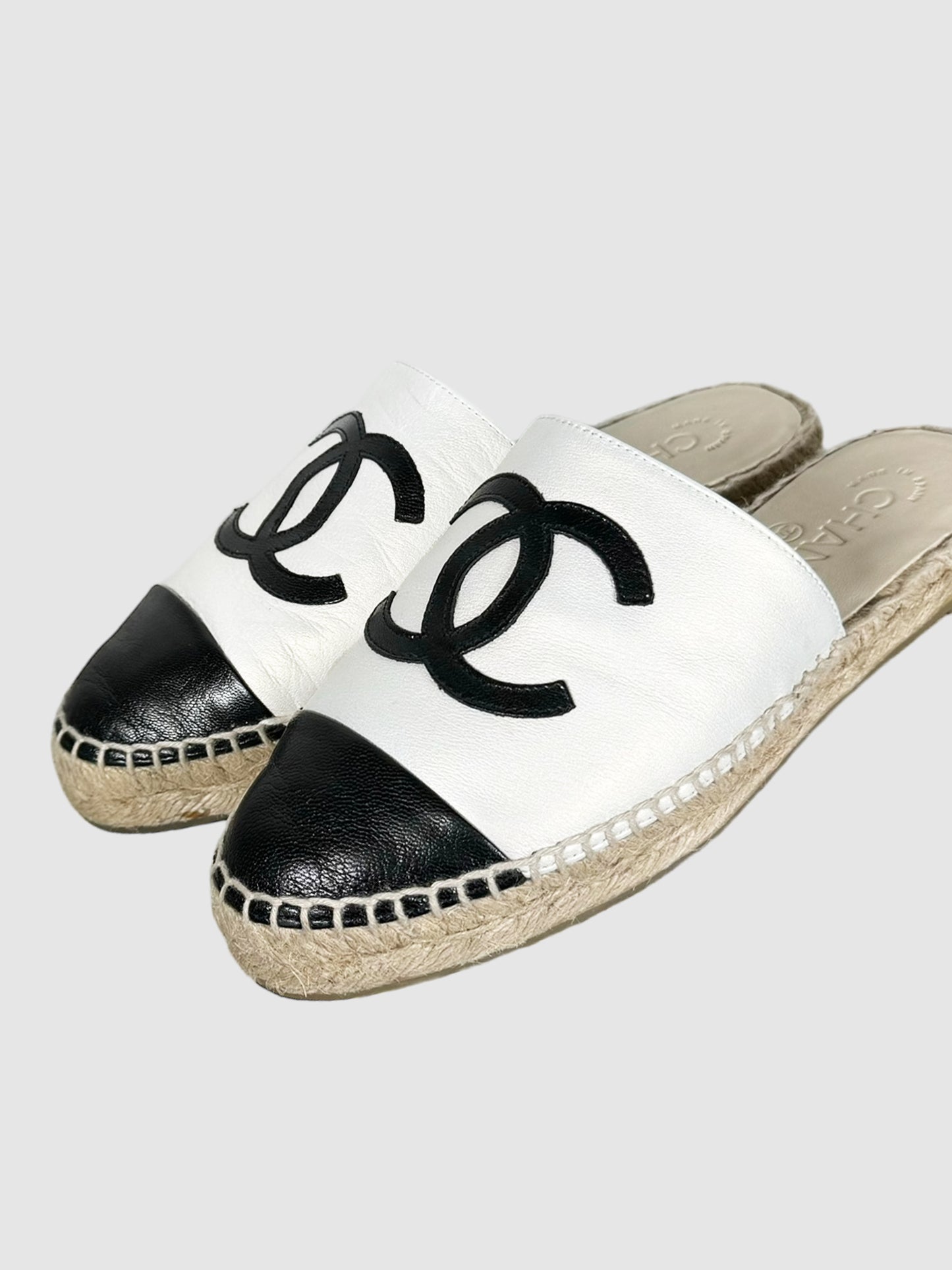 Leather CC Espadrilles - Size 34