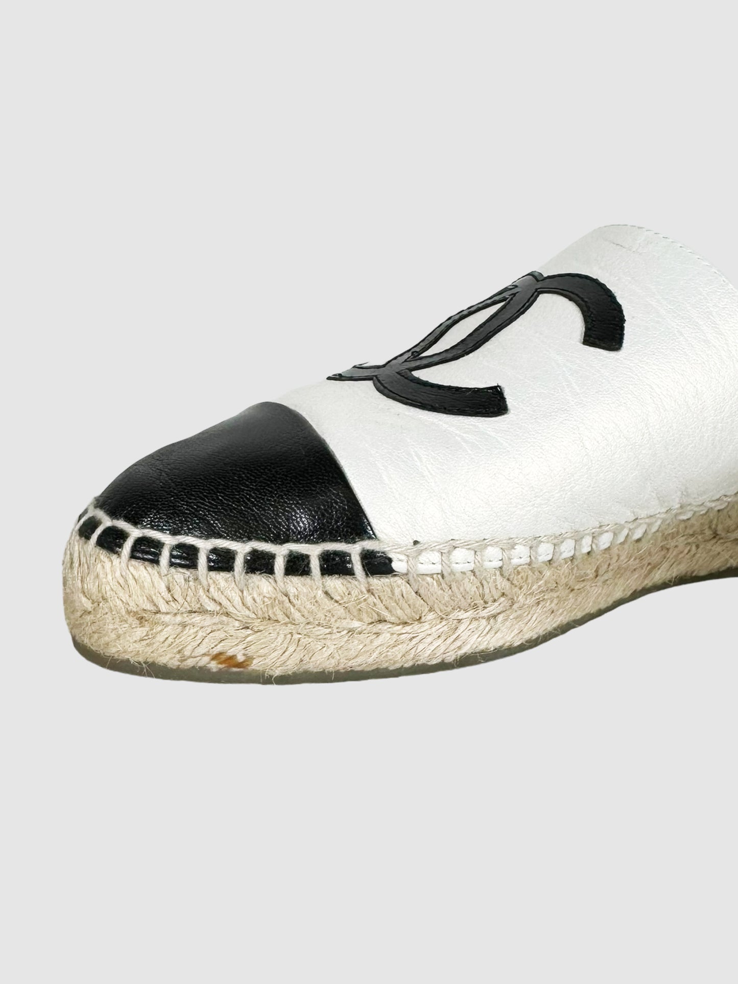 Leather CC Espadrilles - Size 34