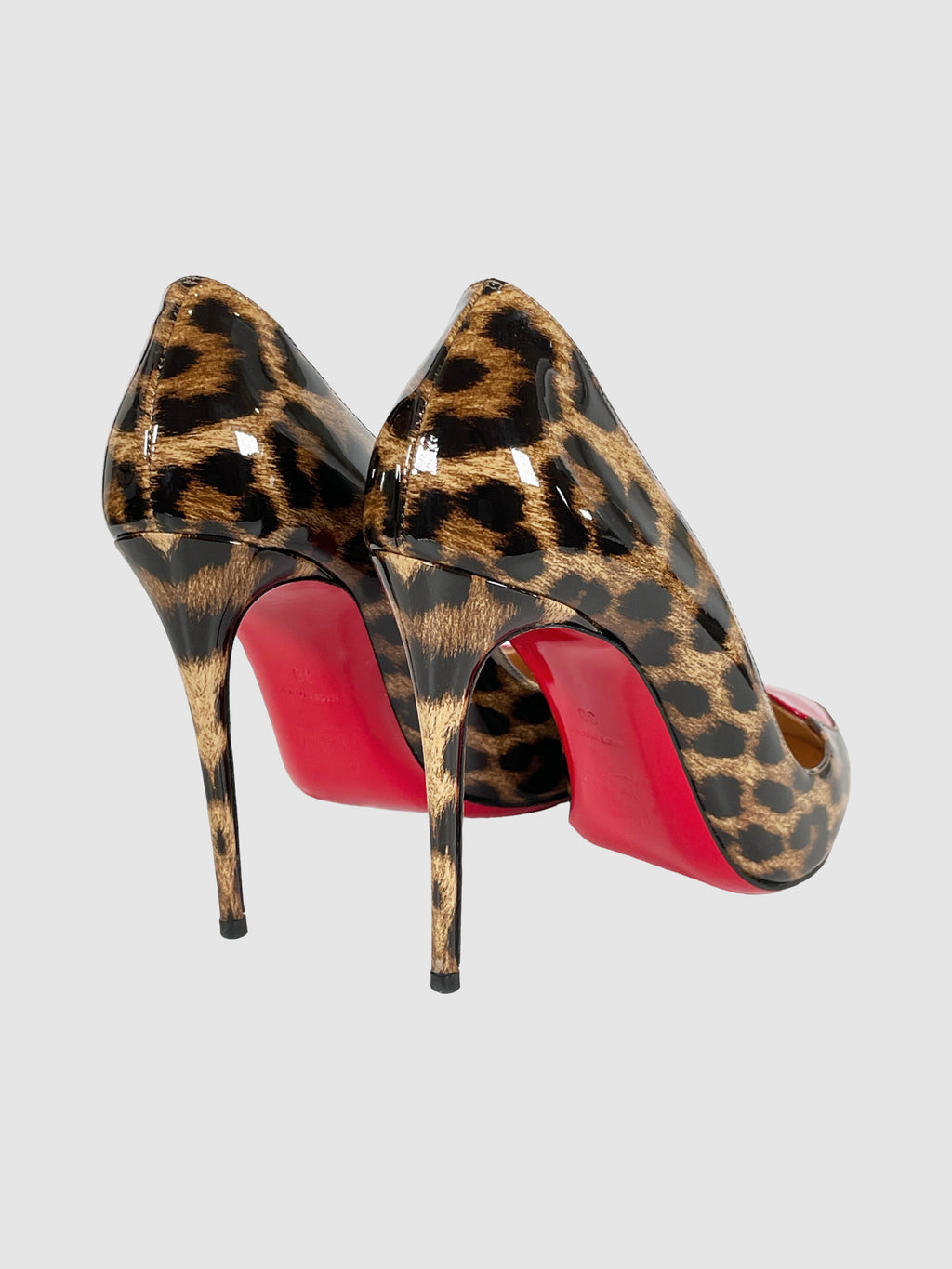 Doracora Leopard-Print Heart Pumps - Size 38