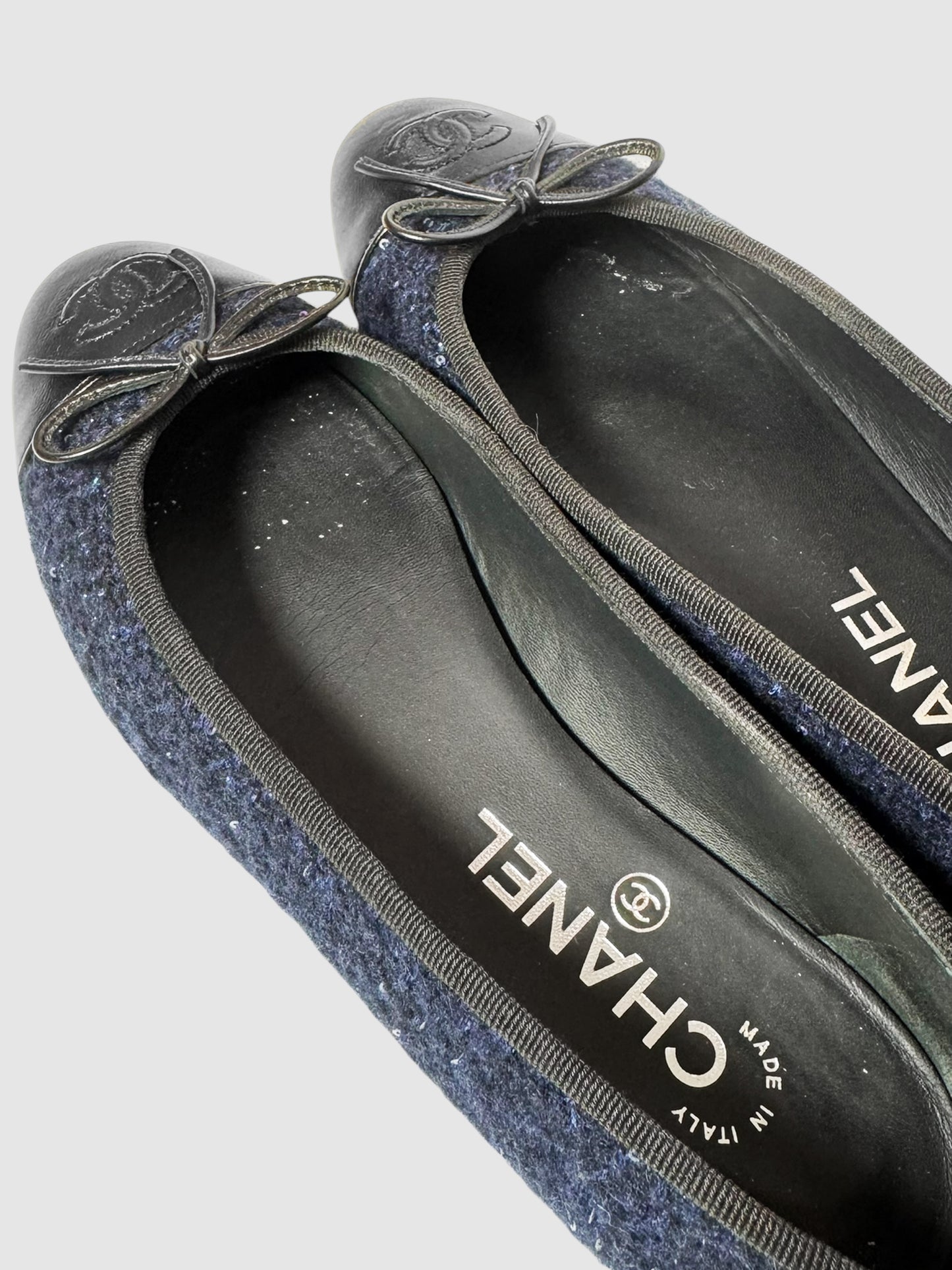 Tweed Ballet Flats